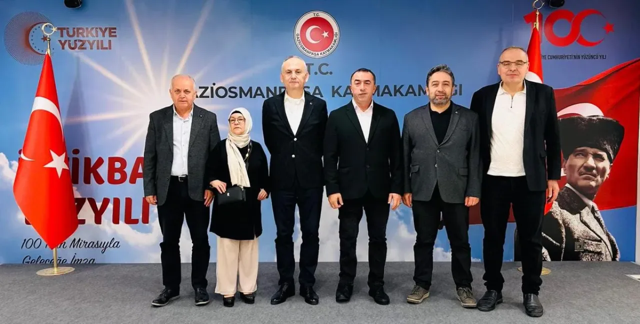 Gaziosmanpaşa Tokatlılar Dernek Başkanı Kaymakam İskender Yönden'i Ziyaret Etti Gaziosmanpaşa Tokatlılar Dernek Başkanı Kaymakam İskender Yönden'i Ziyaret Etti