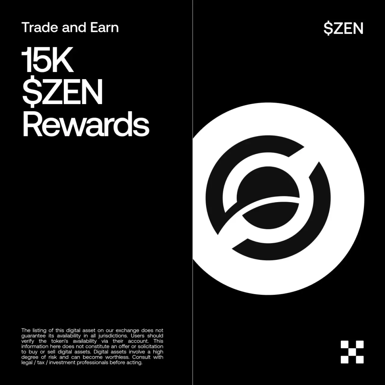 OKX, Yeni Listenen ZEN için 15.000 ZEN Ödüllü Trade & Earn Kampanyası Başlattı OKX, Yeni Listenen ZEN için 15.000 ZEN Ödüllü Trade & Earn Kampanyası Başlattı