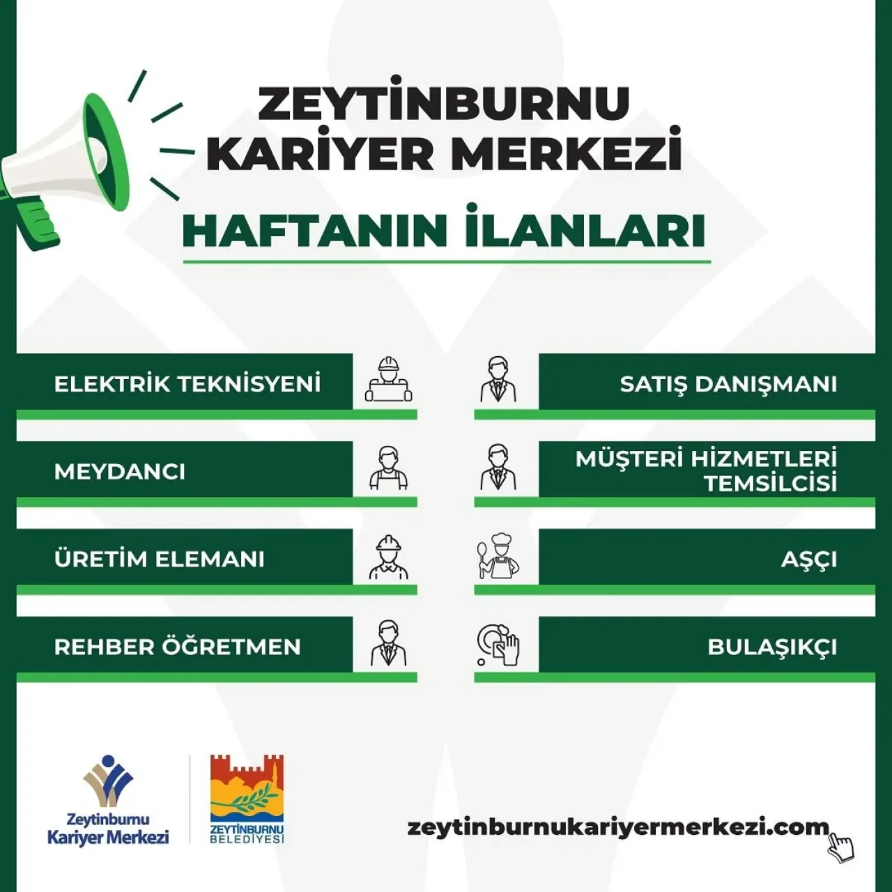 Zeytinburnu Belediyesi Kariyer Merkezi'nden Yeni İş İlanları Yayımlandı Zeytinburnu Belediyesi Kariyer Merkezi'nden Yeni İş İlanları Yayımlandı