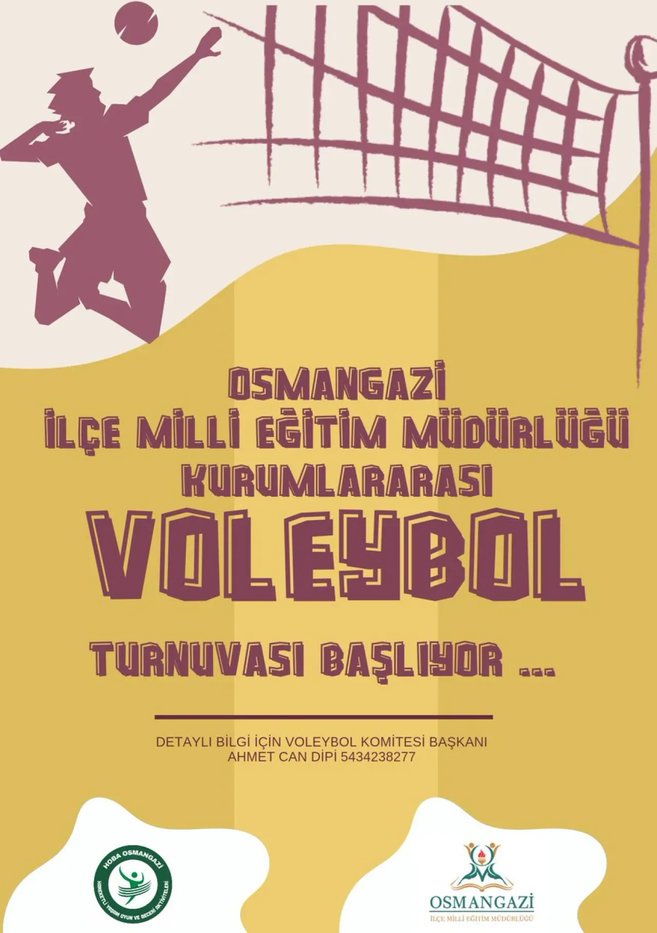 Bursa Osmangazi'de Öğretmenler Arası Voleybol Turnuvası Heyecanı Bursa Osmangazi'de Öğretmenler Arası Voleybol Turnuvası Heyecanı