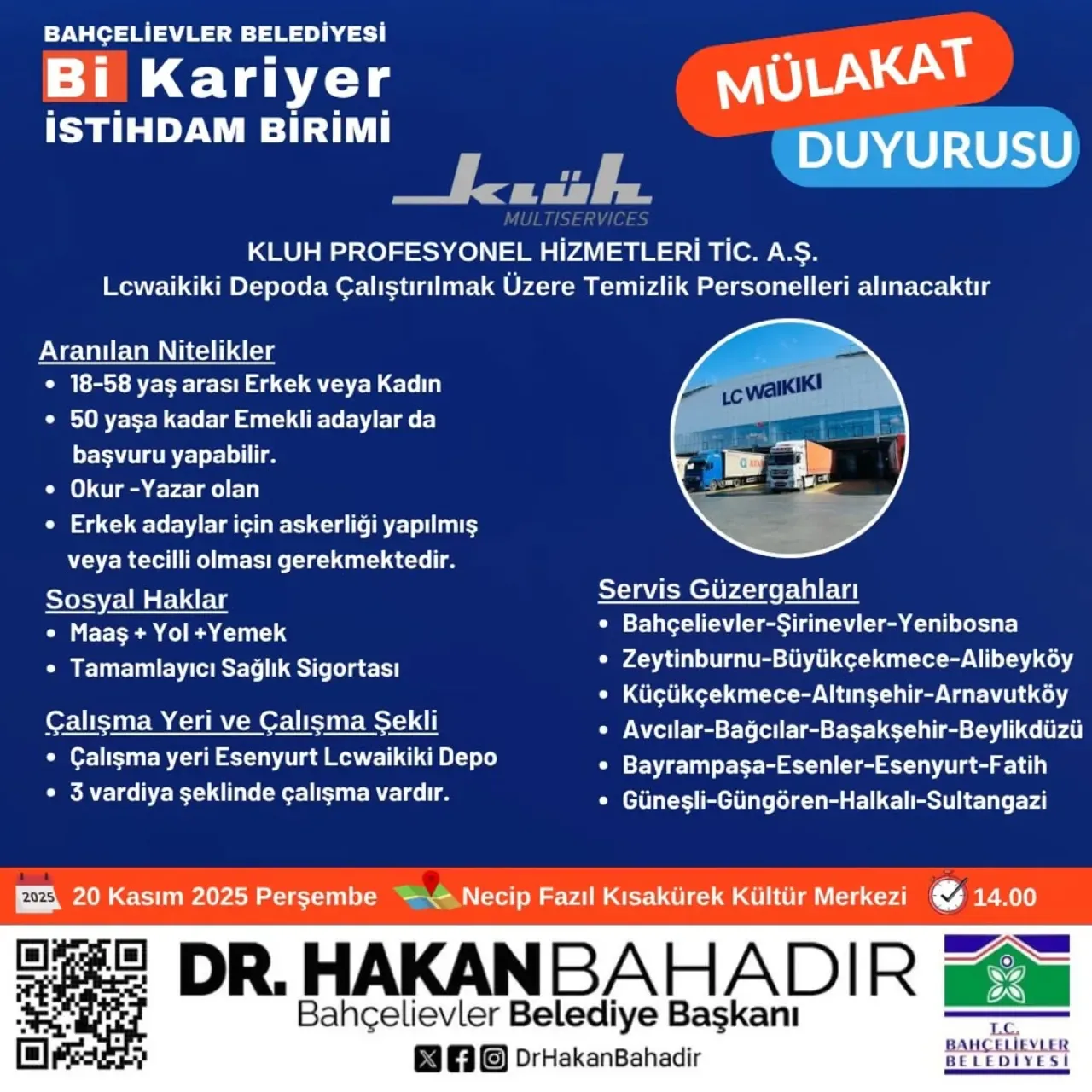 Bahçelievler Belediyesi'nden Mülakat Organizasyonu Bahçelievler Belediyesi'nden Mülakat Organizasyonu
