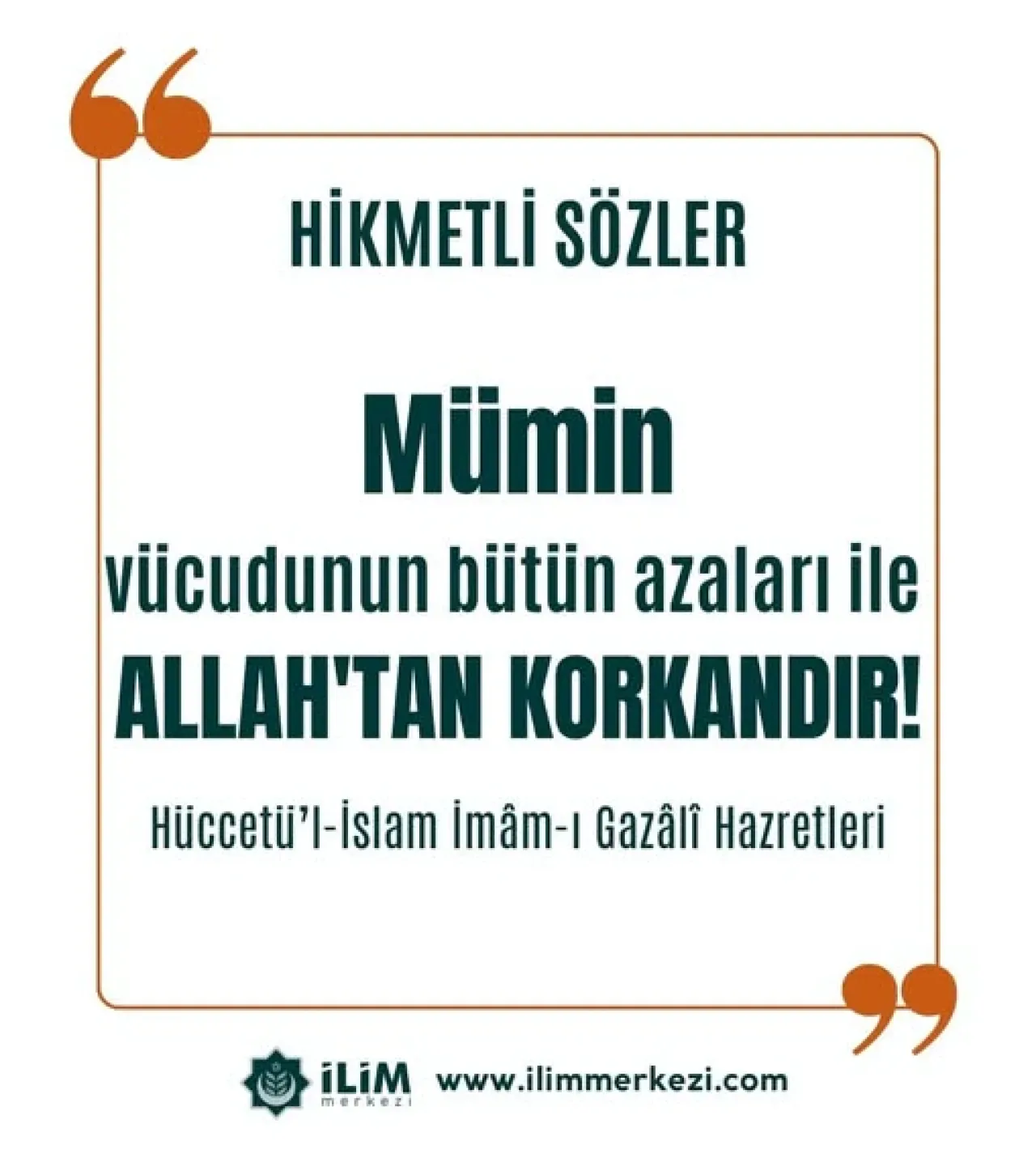İmam Gazali'nin "Mümin" Tanımı Başakşehir İlim Merkezi'nde Ele Alındı İmam Gazali'nin "Mümin" Tanımı Başakşehir İlim Merkezi'nde Ele Alındı