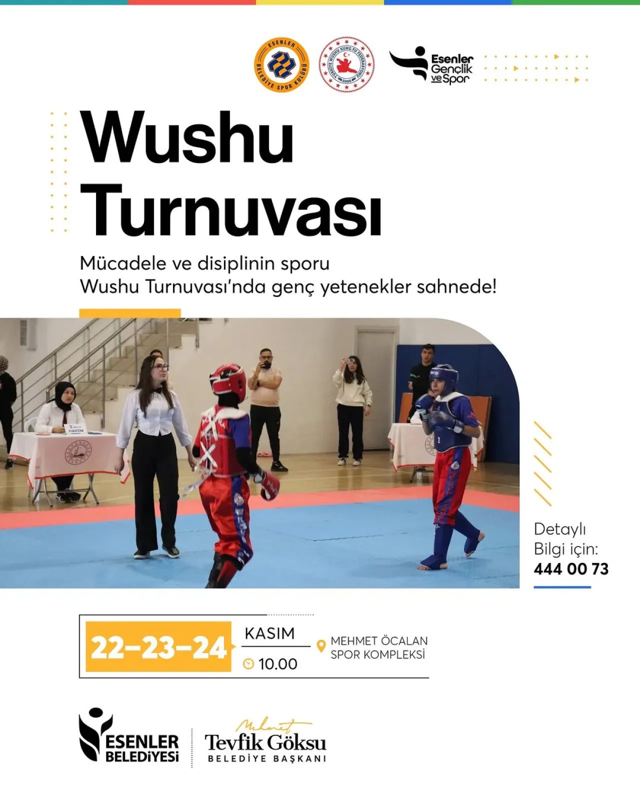 Esenler'de Wushu Turnuvası Başlıyor: 22-24 Kasım'da Heyecan Dorukta Esenler'de Wushu Turnuvası Başlıyor: 22-24 Kasım'da Heyecan Dorukta