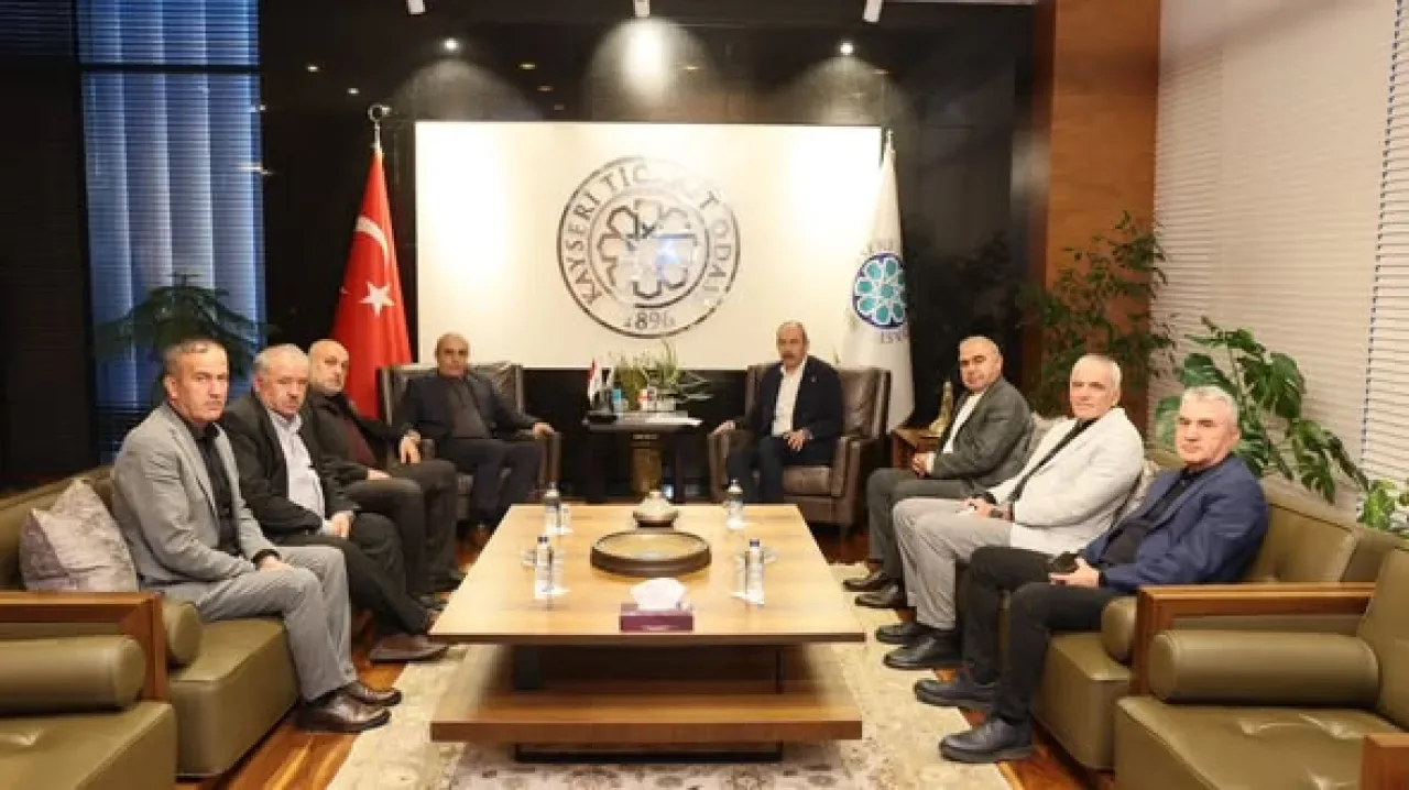 Kayseri Ticaret Odası Yönetimi, Mersin'den Gelen Kayseri Kökenli Sivil Toplum Kuruluşu Temsilcilerini Ağırladı Kayseri Ticaret Odası Yönetimi, Mersin'den Gelen Kayseri Kökenli Sivil Toplum Kuruluşu Temsilcilerini Ağırladı