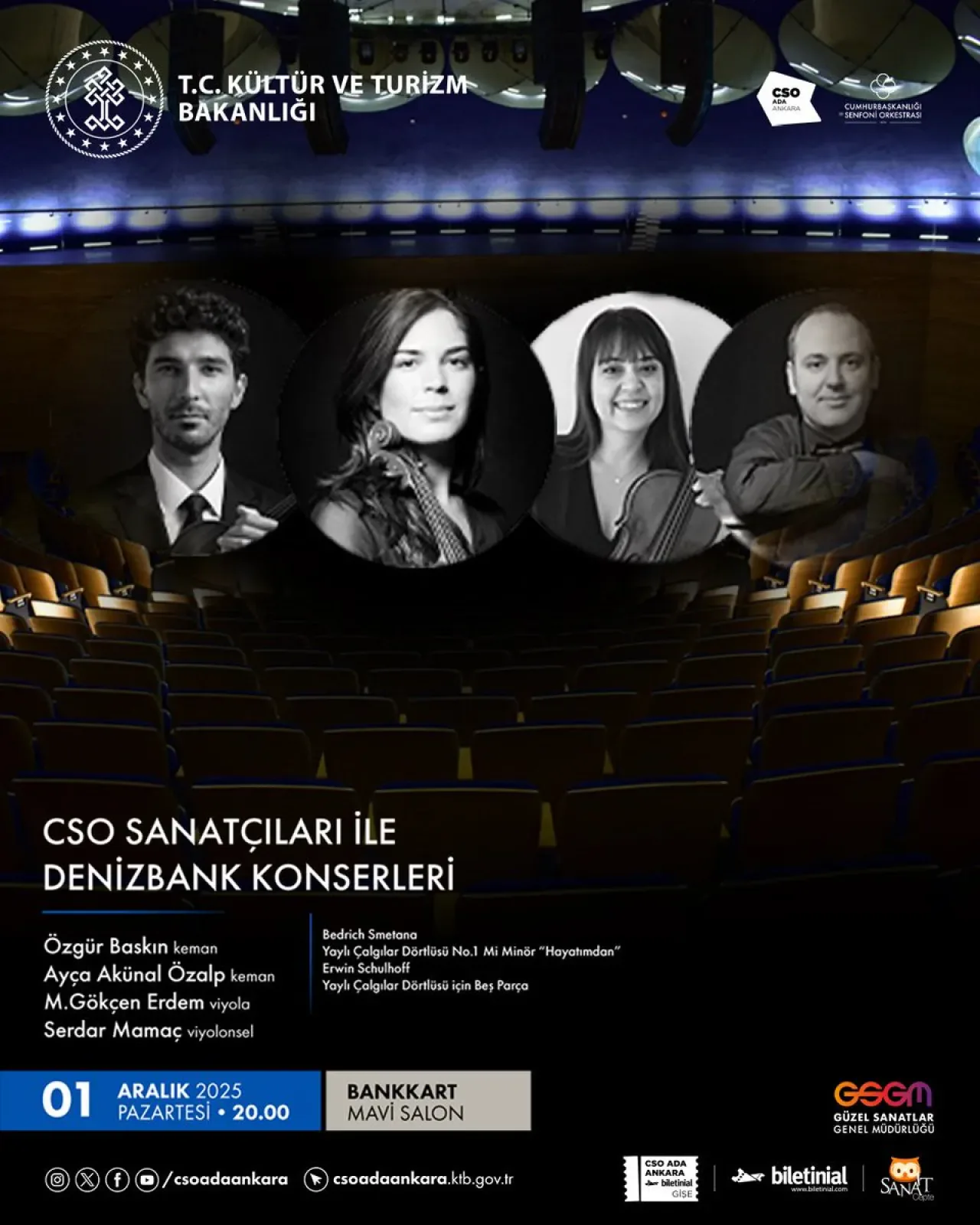 CSO Aralık Ayında Müzikseverleri Unutulmaz Konserlerle Buluşturacak CSO Aralık Ayında Müzikseverleri Unutulmaz Konserlerle Buluşturacak