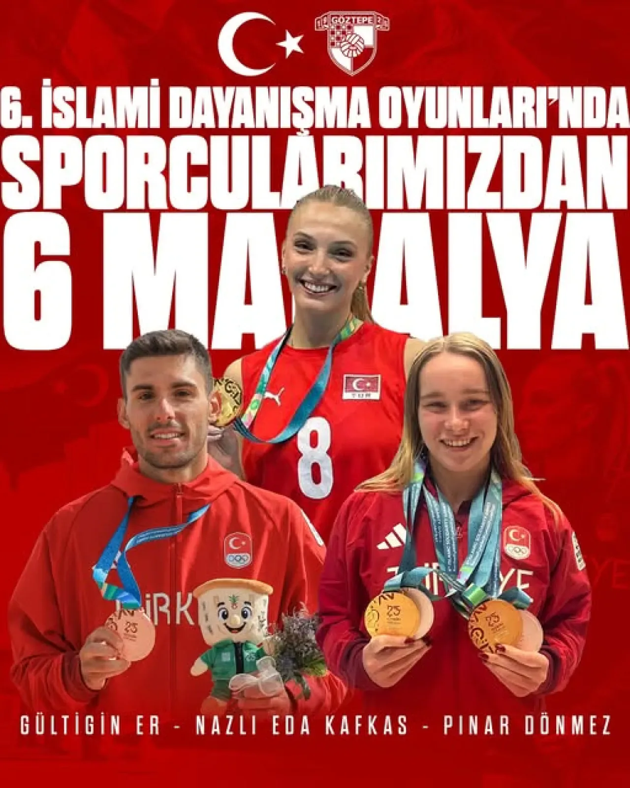 Göztepe'den İslami Dayanışma Oyunları'nda Madalya Yağdı Göztepe'den İslami Dayanışma Oyunları'nda Madalya Yağdı