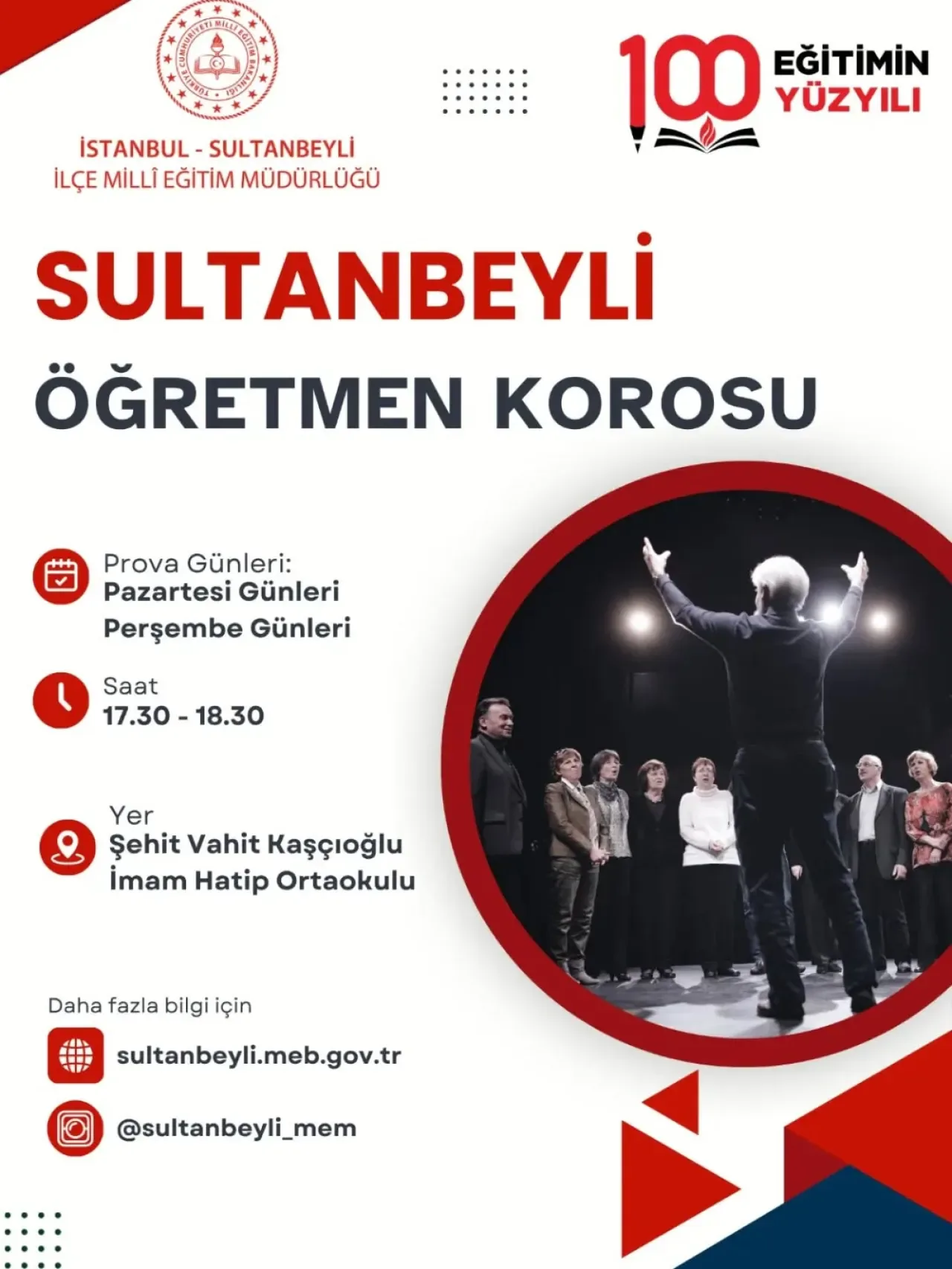 Sultanbeyli'de Öğretmenler Korosu Kuruluyor Sultanbeyli'de Öğretmenler Korosu Kuruluyor