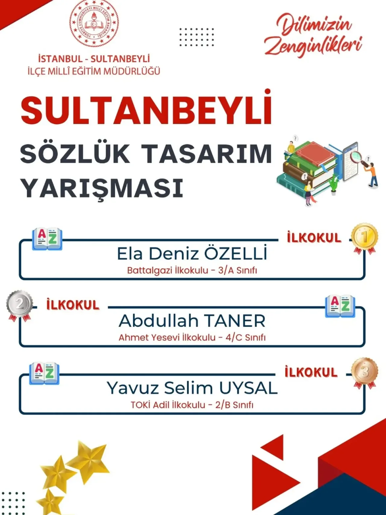 İstanbul Sultanbeyli'de Dilin Zenginleştirilmesi İçin Sözlük Tasarım Yarışması Düzenlendi İstanbul Sultanbeyli'de Dilin Zenginleştirilmesi İçin Sözlük Tasarım Yarışması Düzenlendi