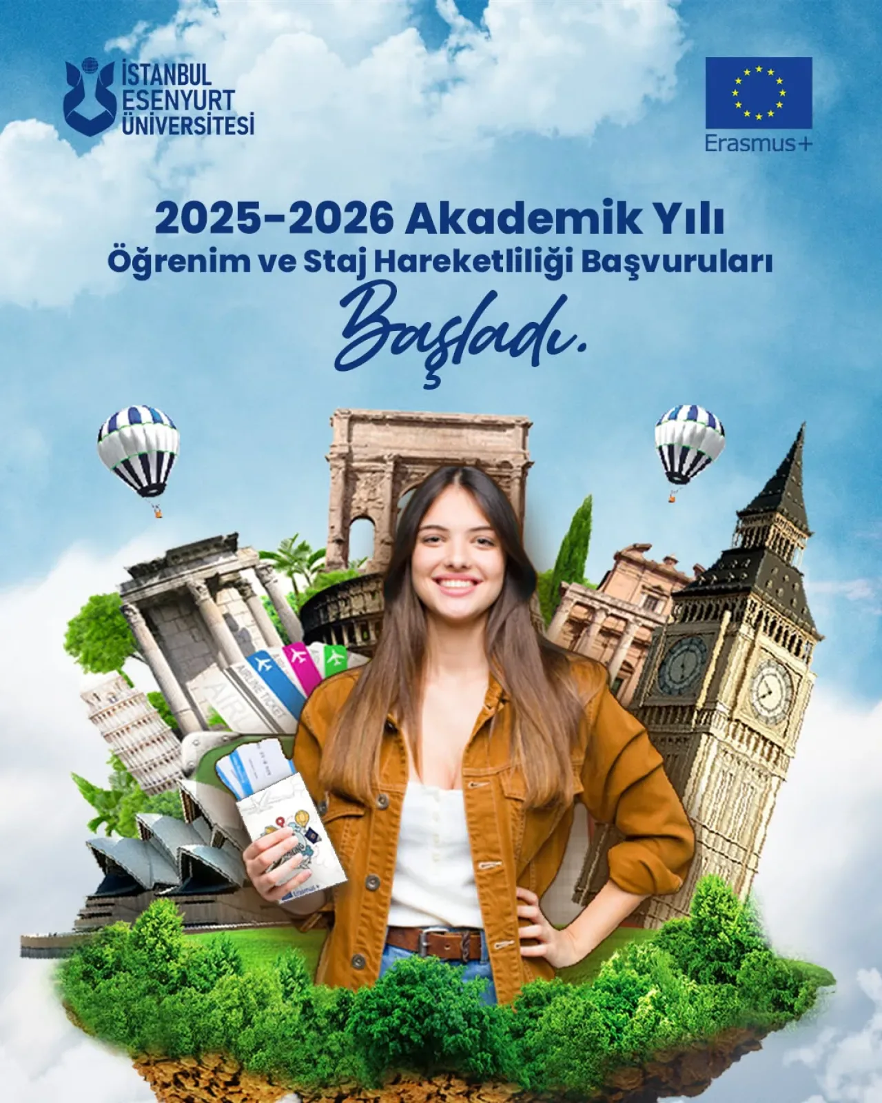İstanbul Esenyurt Üniversitesi'nde 2025-2026 Erasmus Başvuruları Başladı İstanbul Esenyurt Üniversitesi'nde 2025-2026 Erasmus Başvuruları Başladı