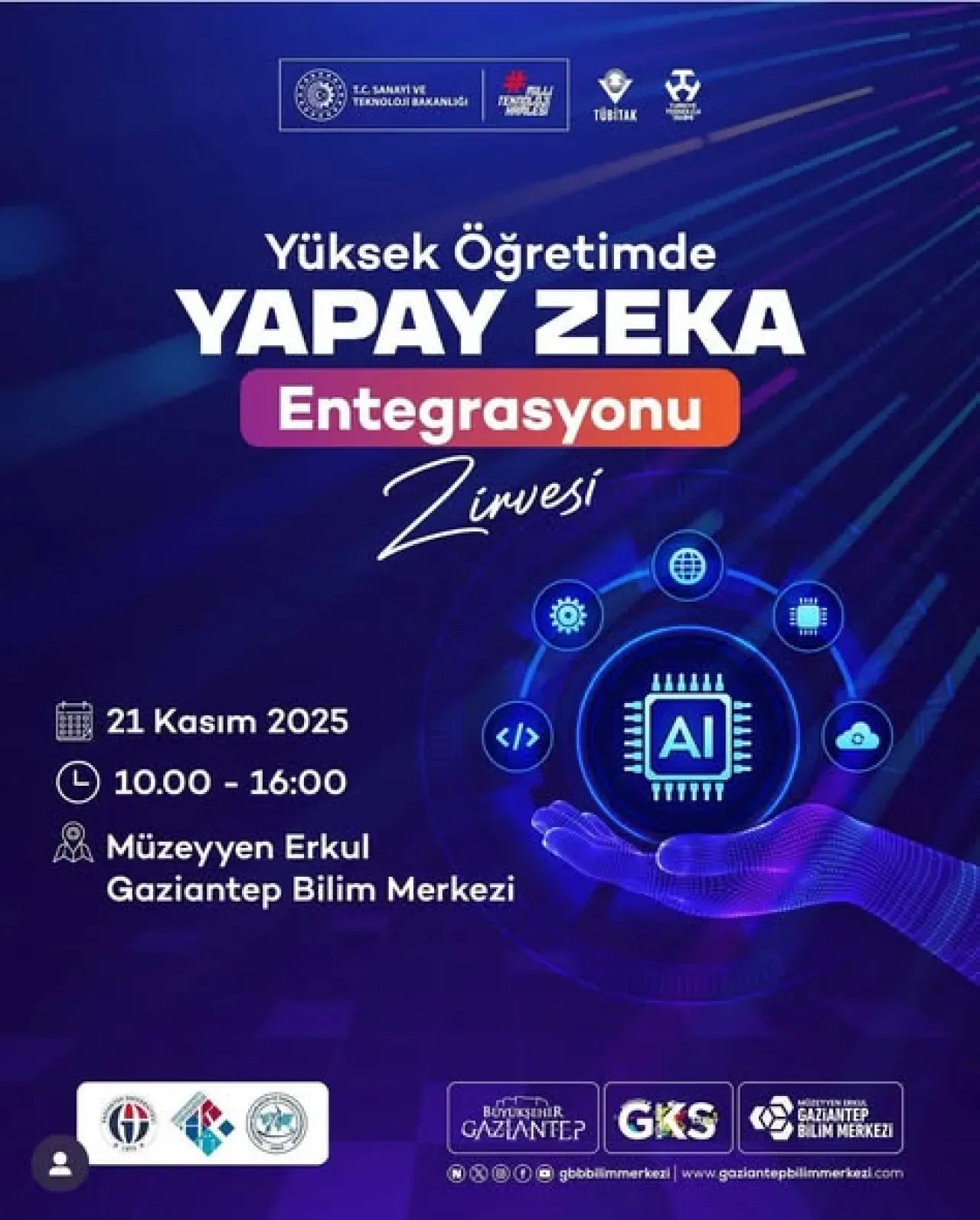 Yükseköğretimde Yapay Zekâ Entegrasyonu Zirvesi Düzenleniyor Yükseköğretimde Yapay Zekâ Entegrasyonu Zirvesi Düzenleniyor