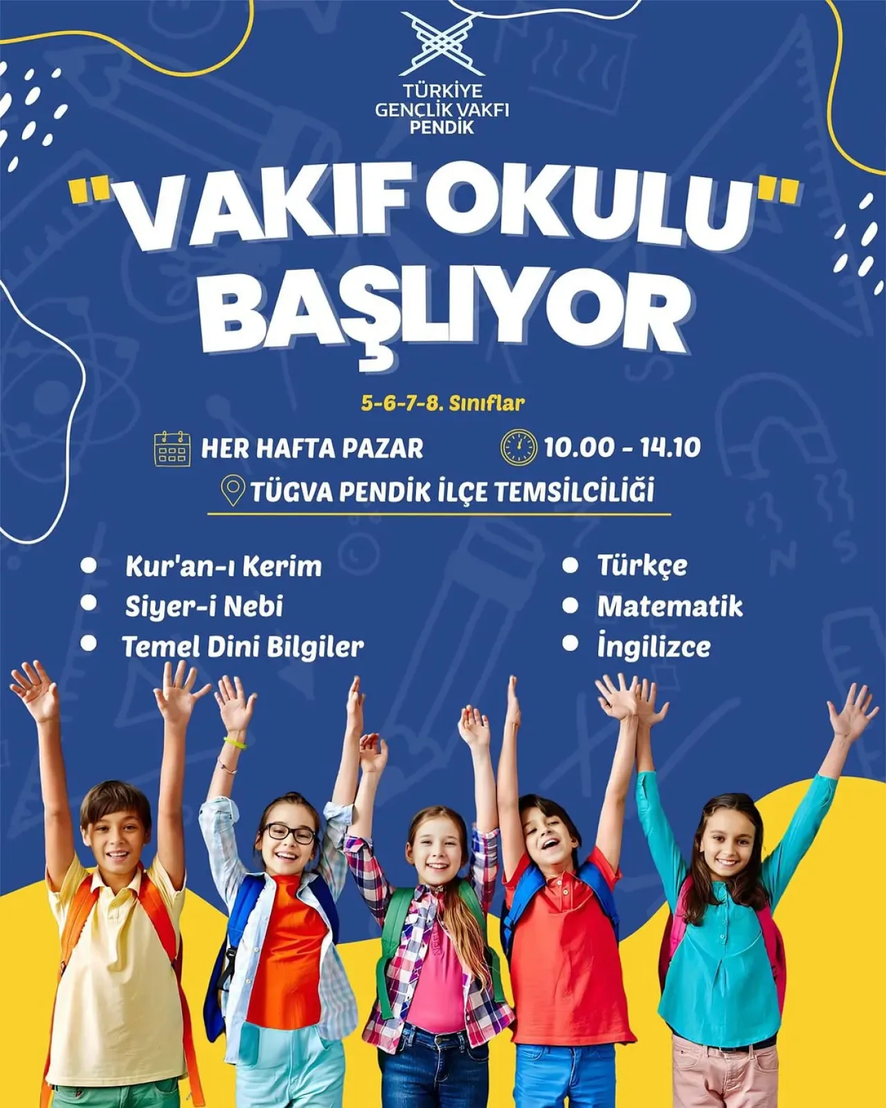 TÜGVA Pendik'te Eğlenceli ve Öğretici Vakıf Okulu Başlıyor TÜGVA Pendik'te Eğlenceli ve Öğretici Vakıf Okulu Başlıyor