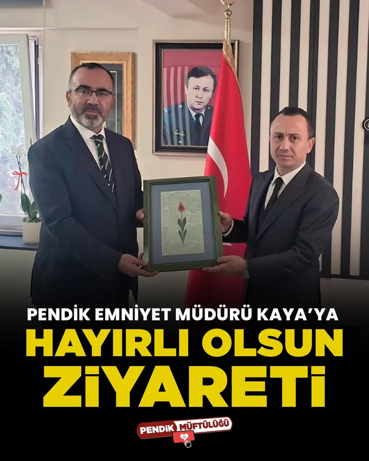 Pendik İlçe Müftüsü'nden Yeni Emniyet Müdürü'ne Hayırlı Olsun Ziyareti Pendik İlçe Müftüsü'nden Yeni Emniyet Müdürü'ne Hayırlı Olsun Ziyareti