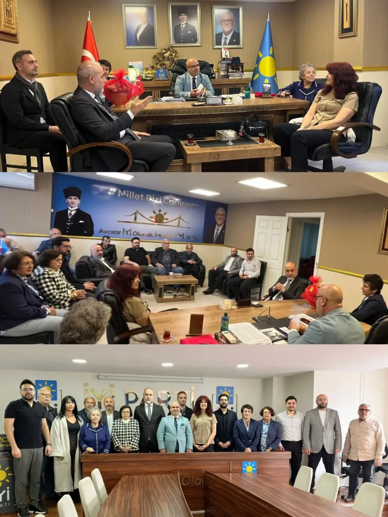 İYİ Parti Avcılar'dan Yeni Açılan Kent Konseyine Hayırlı Olsun Ziyareti İYİ Parti Avcılar'dan Yeni Açılan Kent Konseyine Hayırlı Olsun Ziyareti