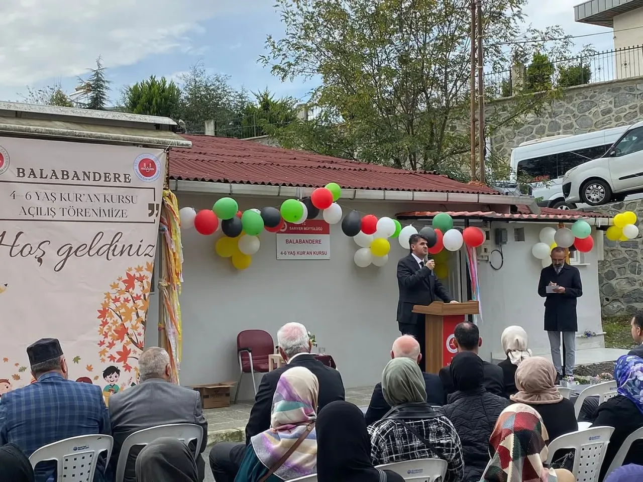 Sarıyer'de Yeni 4-6 Yaş Kuran Kursu Hizmete Açıldı Sarıyer'de Yeni 4-6 Yaş Kuran Kursu Hizmete Açıldı
