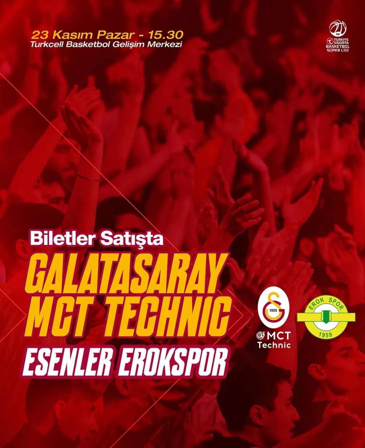 Galatasaray'da Esenler Erokspor Maçı Biletleri Satışa Çıktı Galatasaray'da Esenler Erokspor Maçı Biletleri Satışa Çıktı