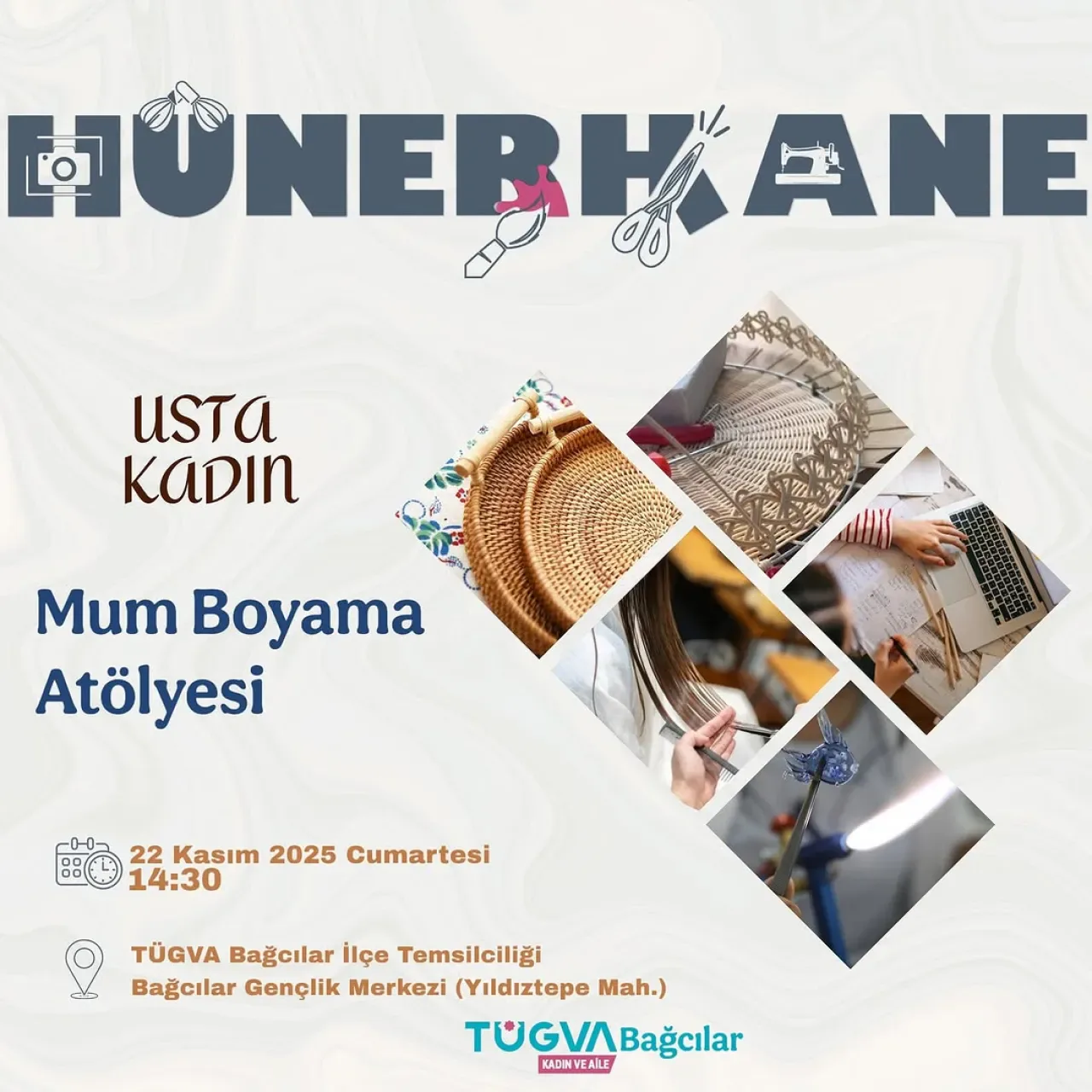TÜGVA Bağcılar'da Mum Boyama Atölyesi TÜGVA Bağcılar'da Mum Boyama Atölyesi