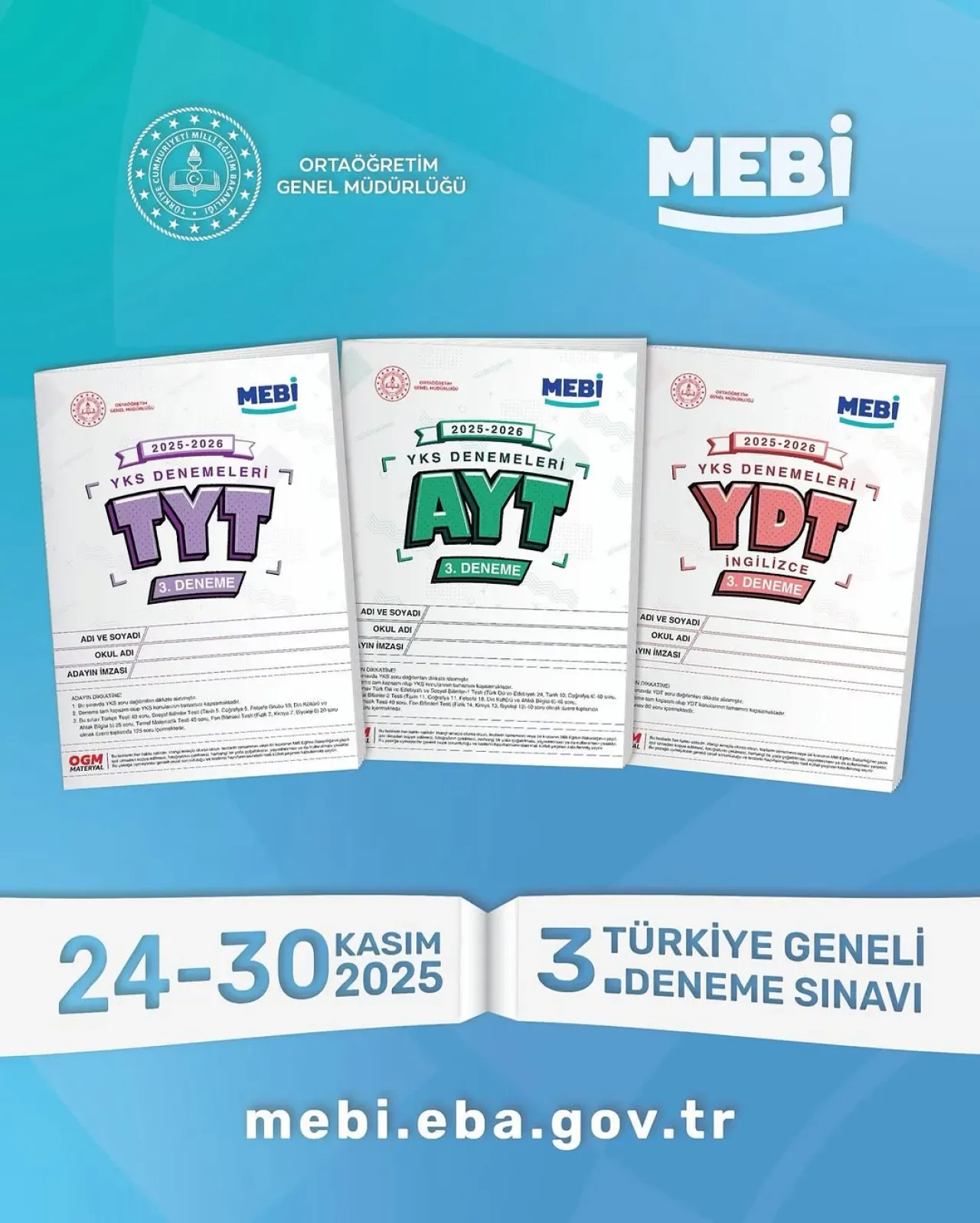 Balıkesir'de YKS Hazırlığı: 24-30 Kasım'da Ücretsiz Deneme Sınavı Balıkesir'de YKS Hazırlığı: 24-30 Kasım'da Ücretsiz Deneme Sınavı