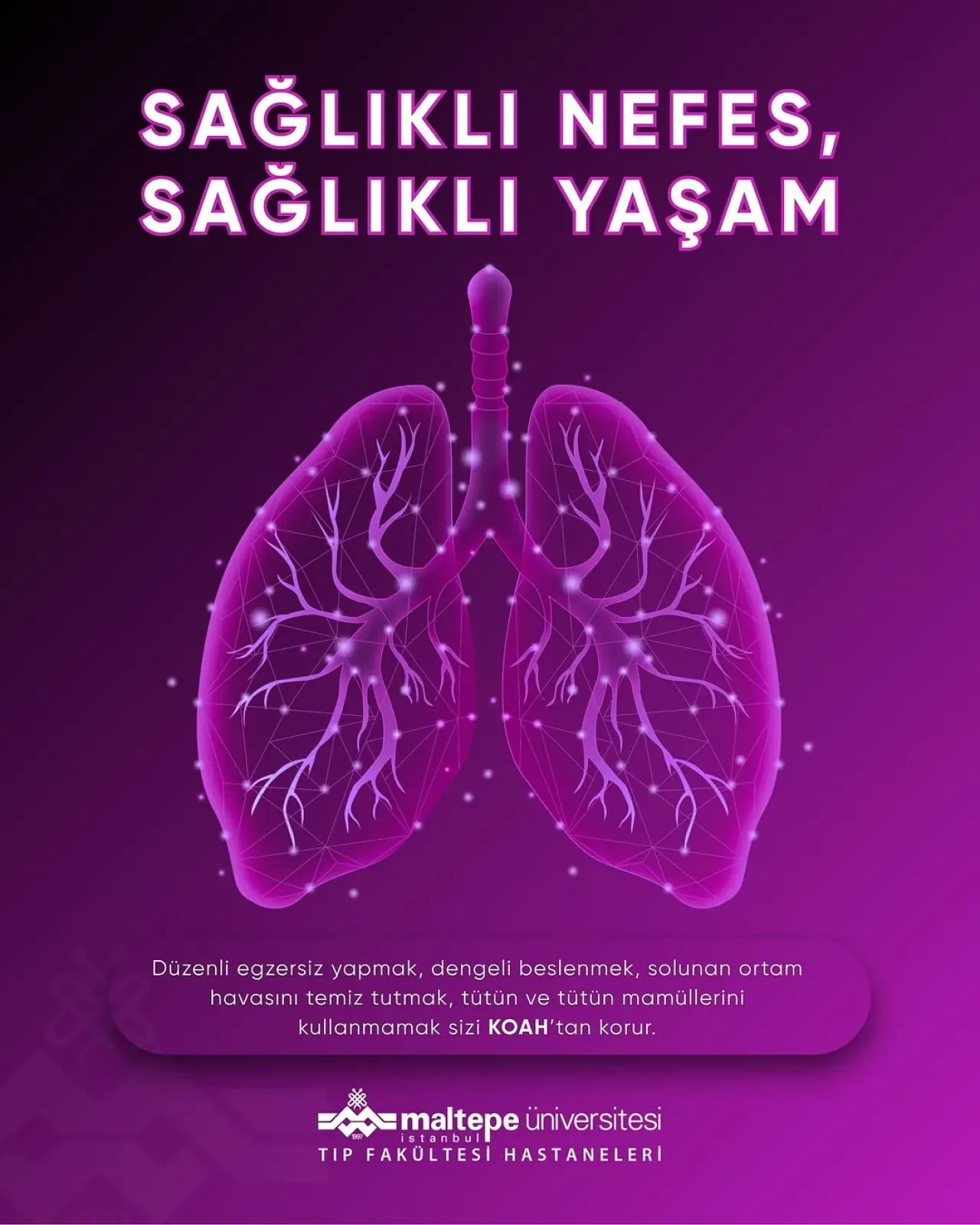 Dünya KOAH Günü'nde Sağlıklı Nefesin Önemi Vurgulandı Dünya KOAH Günü'nde Sağlıklı Nefesin Önemi Vurgulandı