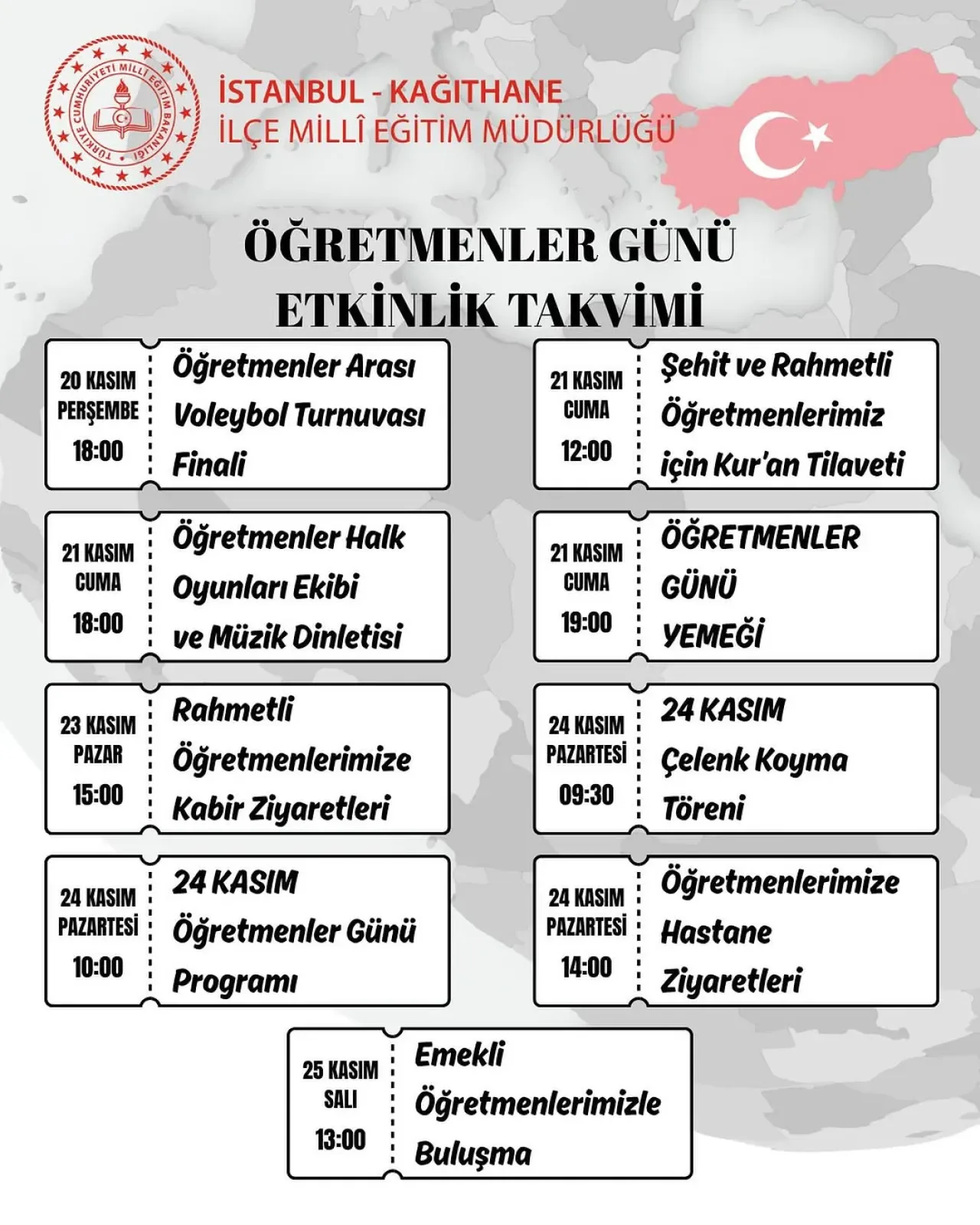 Kağıthane'de Öğretmenler Günü Coşkusu: Vefa, Kültür ve Spor Buluştu Kağıthane'de Öğretmenler Günü Coşkusu: Vefa, Kültür ve Spor Buluştu