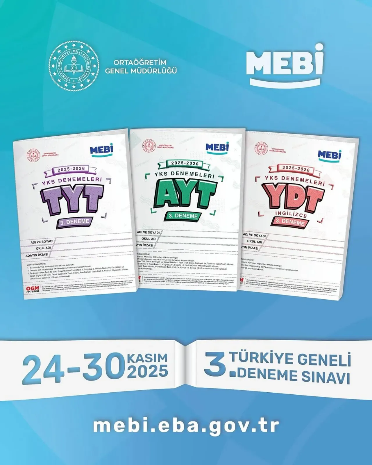 Kağıthane'de YKS'ye Hazırlık: Türkiye Geneli Deneme Sınavı Başlıyor Kağıthane'de YKS'ye Hazırlık: Türkiye Geneli Deneme Sınavı Başlıyor