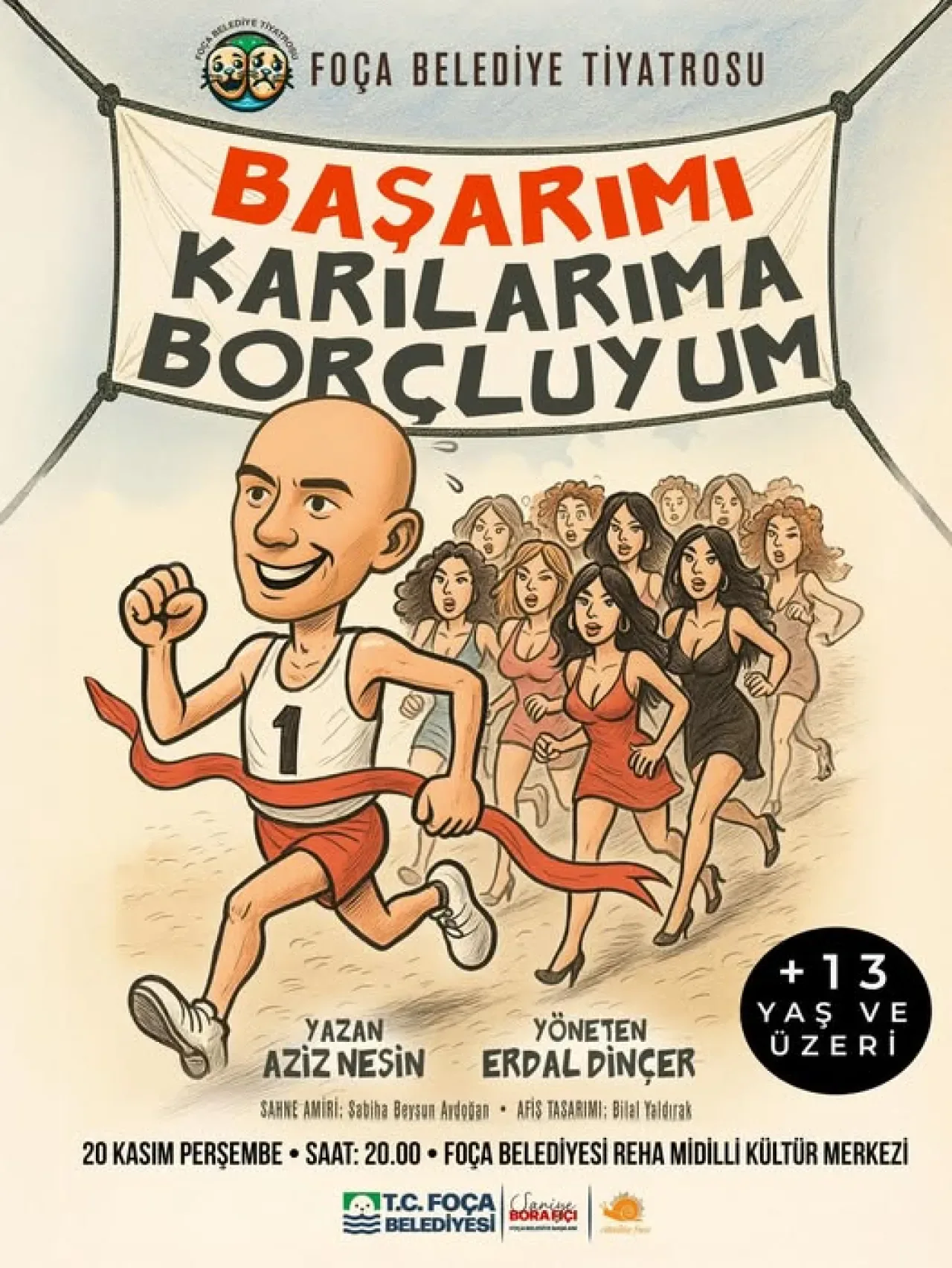 Foça'da Tiyatro Ziyafeti: Başarımı Karılarıma Borçluyum Foçalılarla Buluşuyor Foça'da Tiyatro Ziyafeti: Başarımı Karılarıma Borçluyum Foçalılarla Buluşuyor
