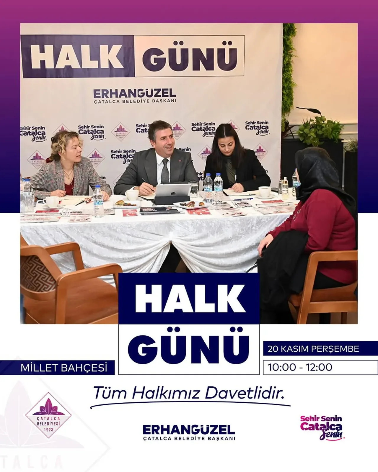 Çatalca Belediyesi, Randevusuz Halk Günü ile Hemşehrileriyle Buluşuyor Çatalca Belediyesi, Randevusuz Halk Günü ile Hemşehrileriyle Buluşuyor