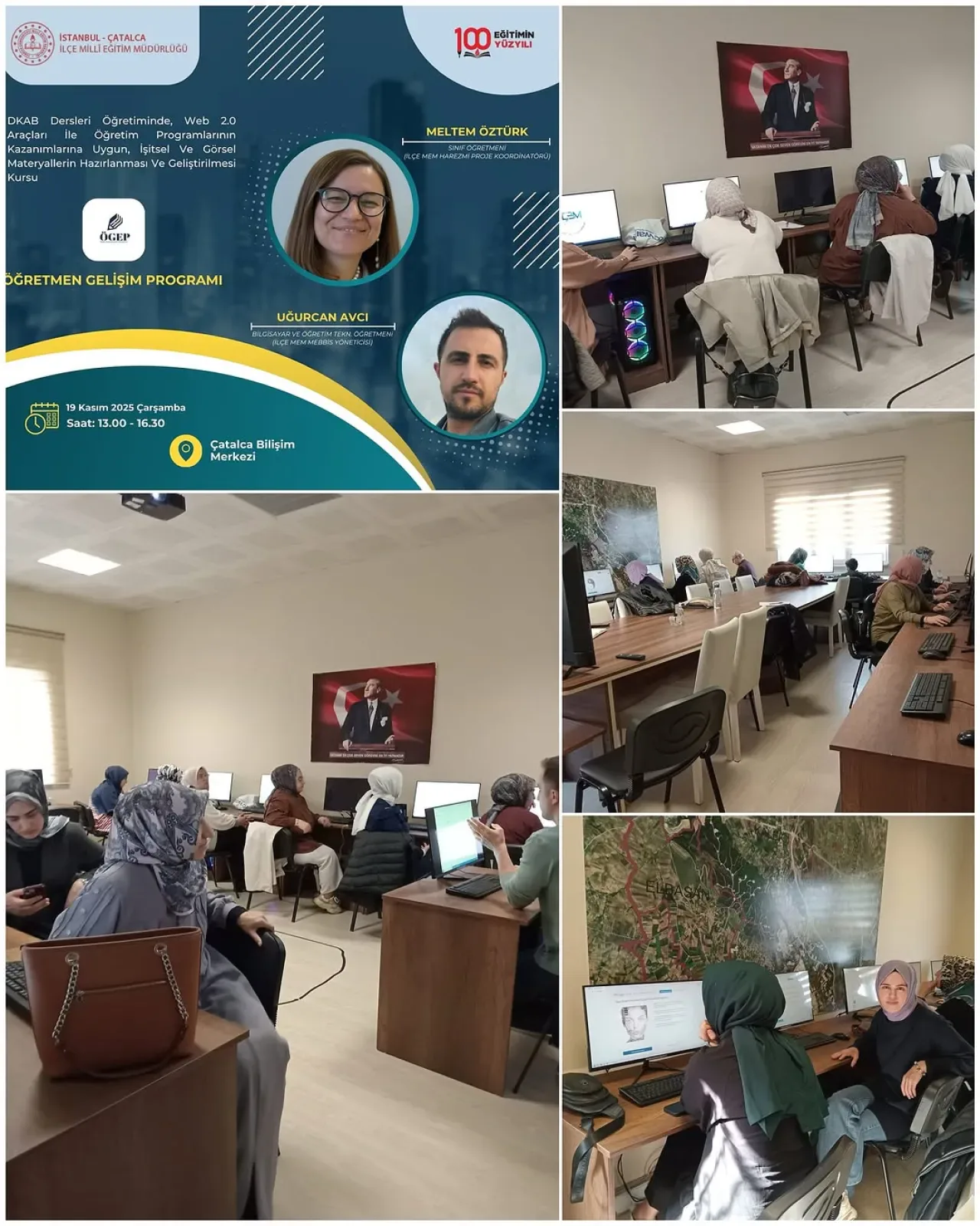 Çatalca'da Din Öğretmenlerine Web 2.0 Araçları Eğitimi Başladı Çatalca'da Din Öğretmenlerine Web 2.0 Araçları Eğitimi Başladı