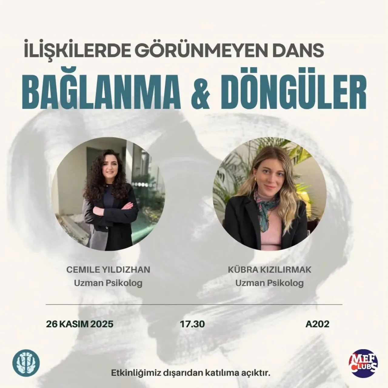 MEF Üniversitesi'nde İlişkilerdeki Gizli Dinamikler Semineri MEF Üniversitesi'nde İlişkilerdeki Gizli Dinamikler Semineri