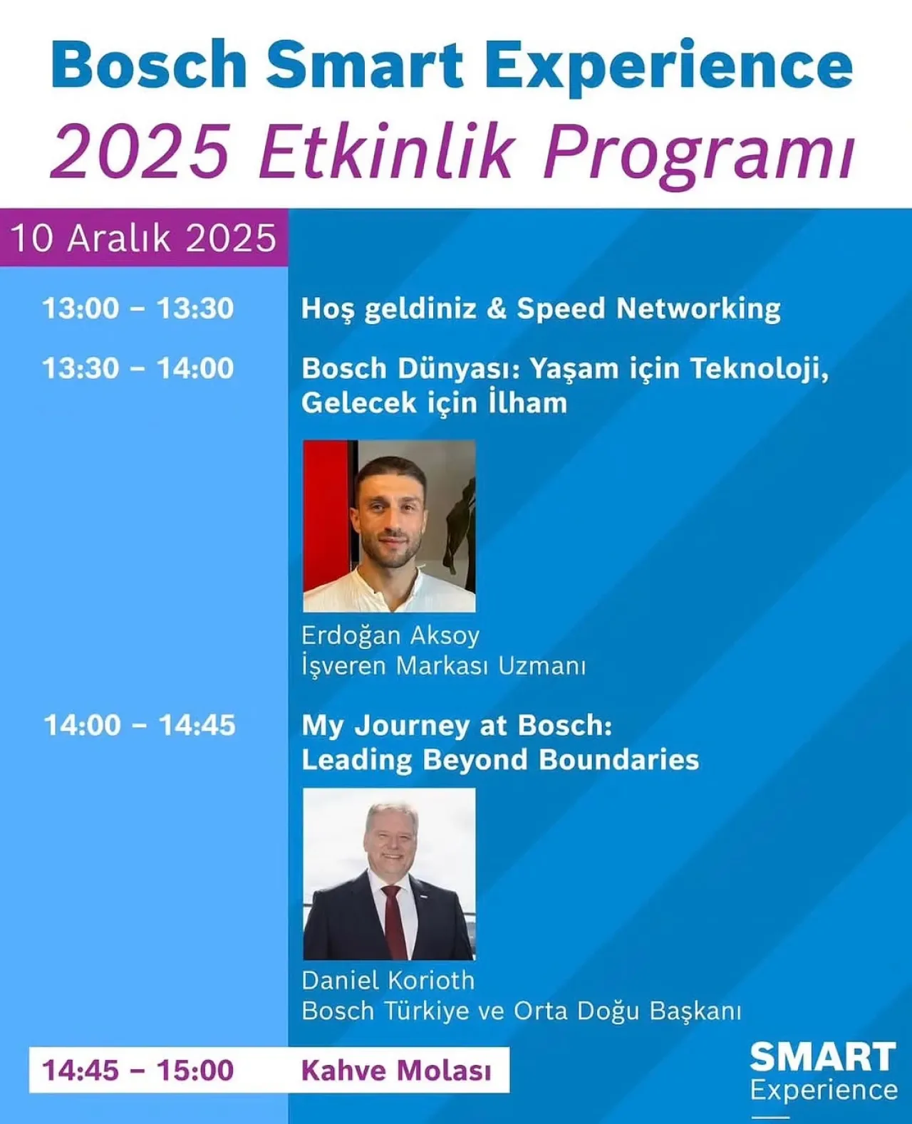 Bosch, Üniversite Öğrencileri için Dijital "Smart Experience" Etkinliği Düzenliyor Bosch, Üniversite Öğrencileri için Dijital "Smart Experience" Etkinliği Düzenliyor
