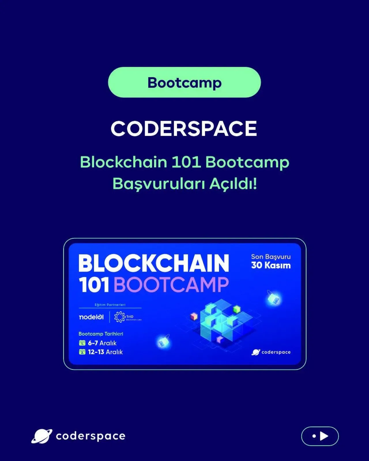 Blockchain 101 Bootcamp ile Teknolojiye Yön Verin: Ücretsiz Eğitim Fırsatı Blockchain 101 Bootcamp ile Teknolojiye Yön Verin: Ücretsiz Eğitim Fırsatı