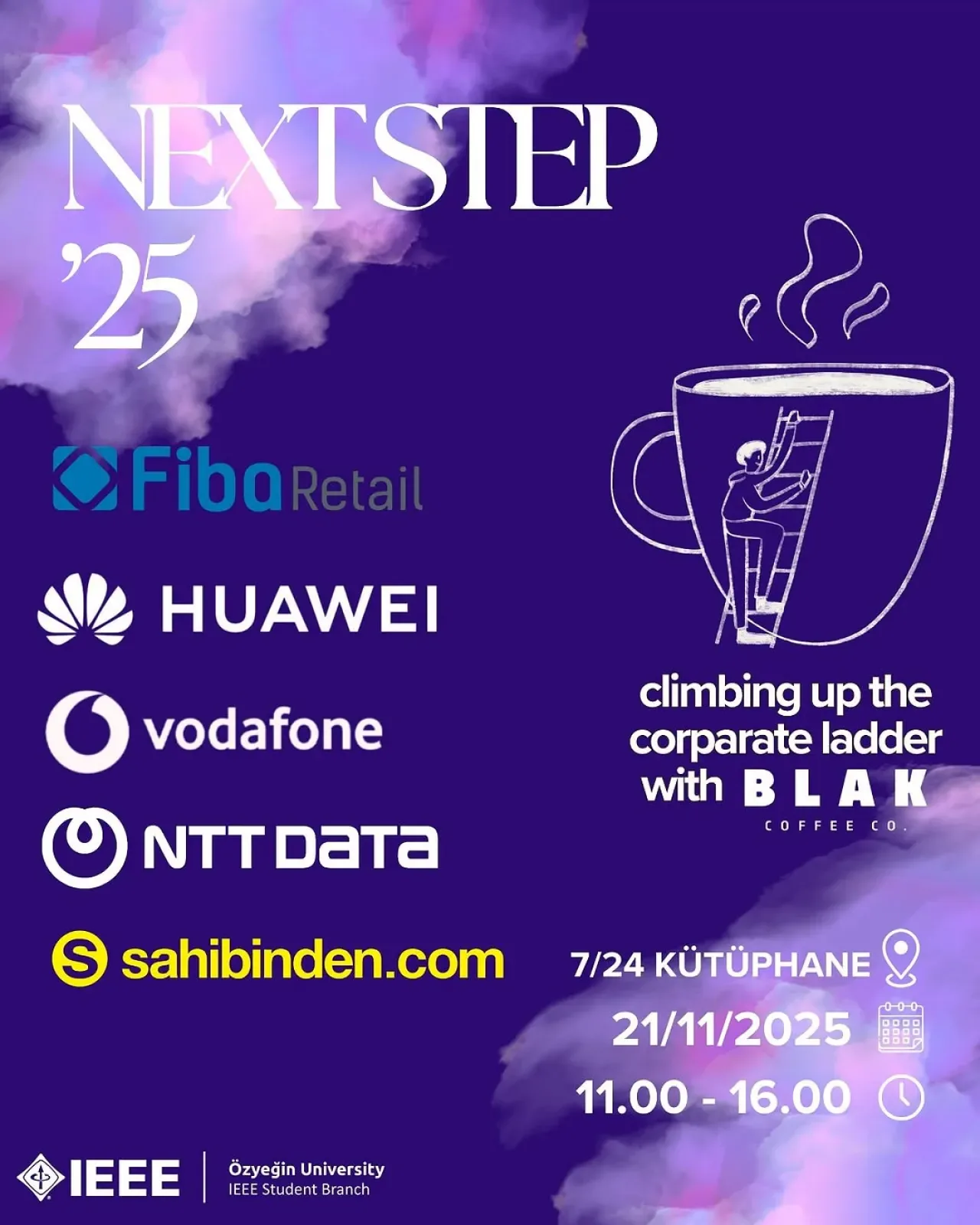 Özyeğin Üniversitesi'nde Next Step 25 Kariyer ve Networking Zirvesi Düzenleniyor Özyeğin Üniversitesi'nde Next Step 25 Kariyer ve Networking Zirvesi Düzenleniyor