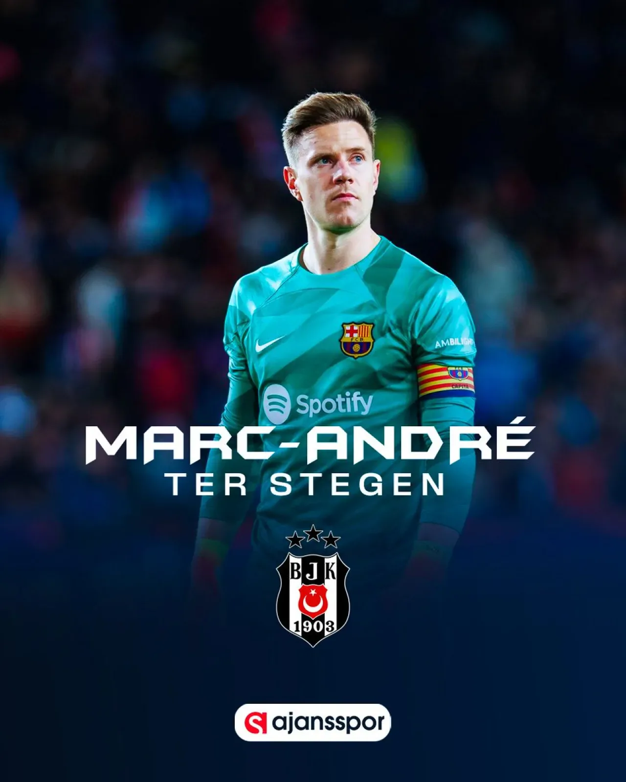 Beşiktaş, Barcelona'dan Marc-Andre Ter Stegen'i İstiyor Beşiktaş, Barcelona'dan Marc-Andre Ter Stegen'i İstiyor