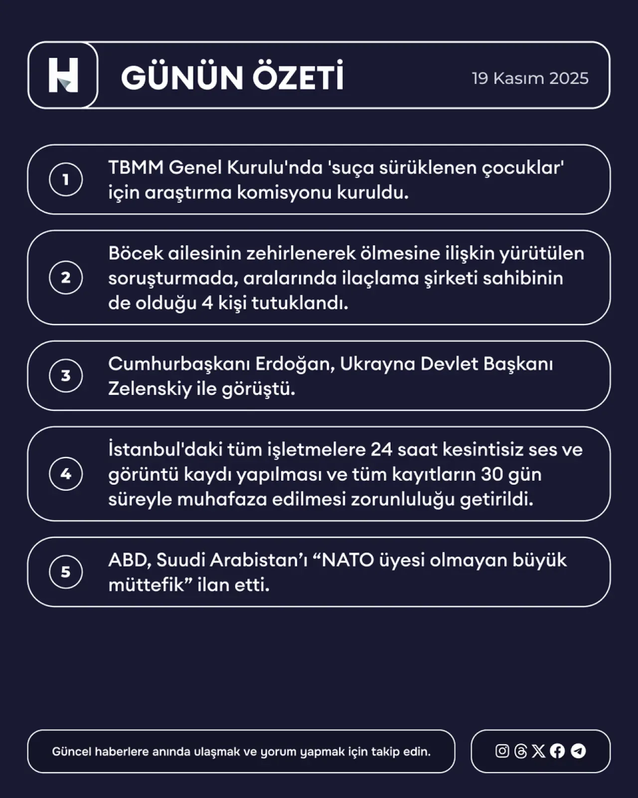 Türkiye'de 19 Kasım 2025 Gündemi: Bugünün Öne Çıkan Haberleri Türkiye'de 19 Kasım 2025 Gündemi: Bugünün Öne Çıkan Haberleri