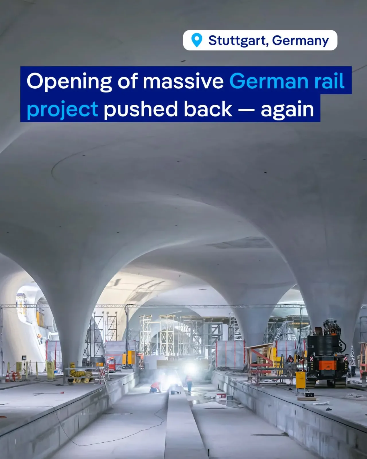 Stuttgart 21 Projesinde Yeni Gecikme: Yüksek Hızlı Tren Hattı 2027'ye Uzandı Stuttgart 21 Projesinde Yeni Gecikme: Yüksek Hızlı Tren Hattı 2027'ye Uzandı