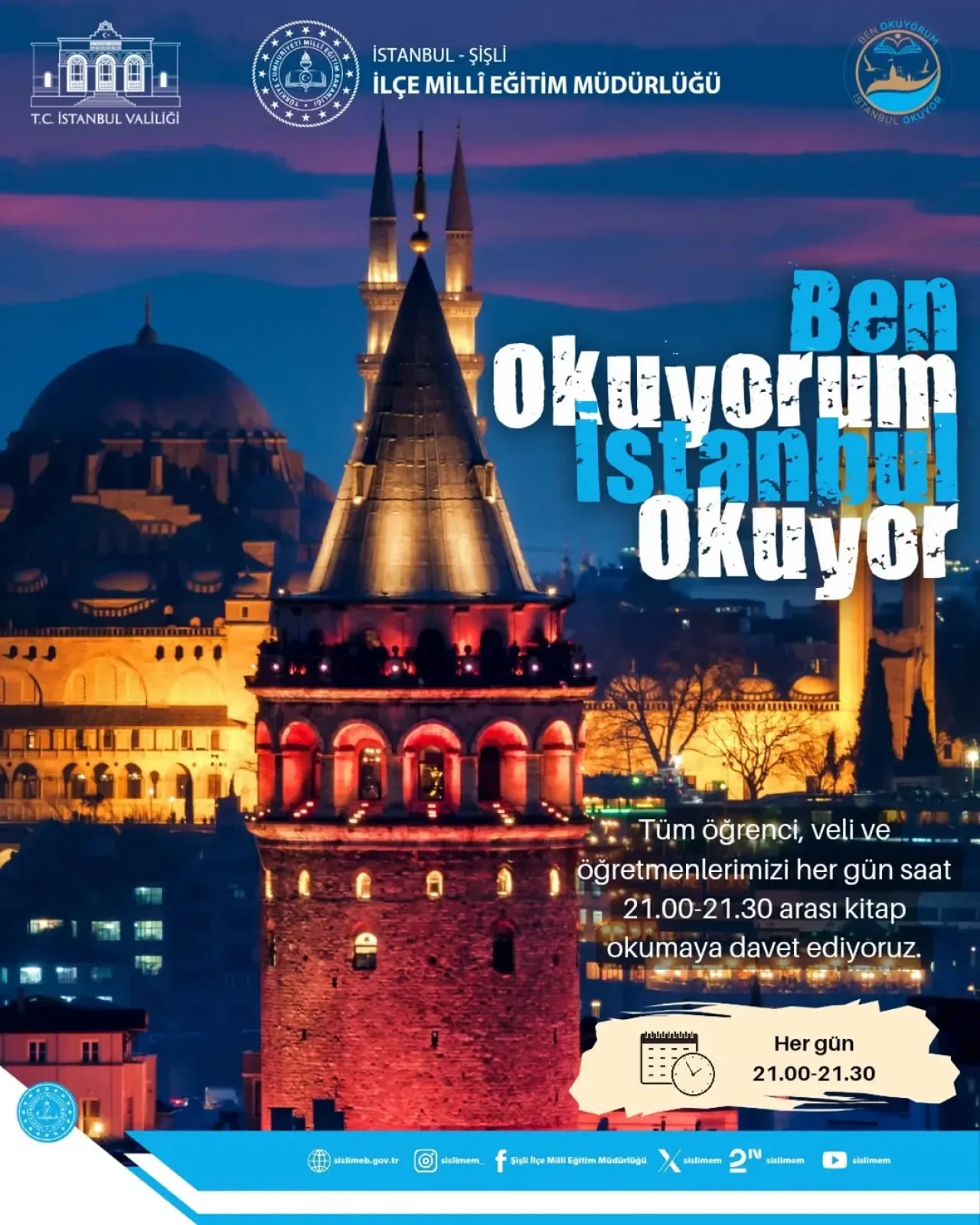 İstanbul'da Her Akşam Saat 21:00'de Kitap Okuma Saati Başlıyor İstanbul'da Her Akşam Saat 21:00'de Kitap Okuma Saati Başlıyor