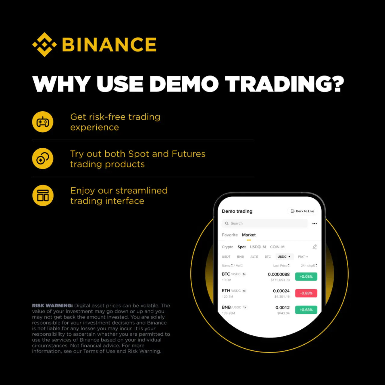 Binance Demo Trading ile Risksiz Kripto Para Alıştırması Binance Demo Trading ile Risksiz Kripto Para Alıştırması