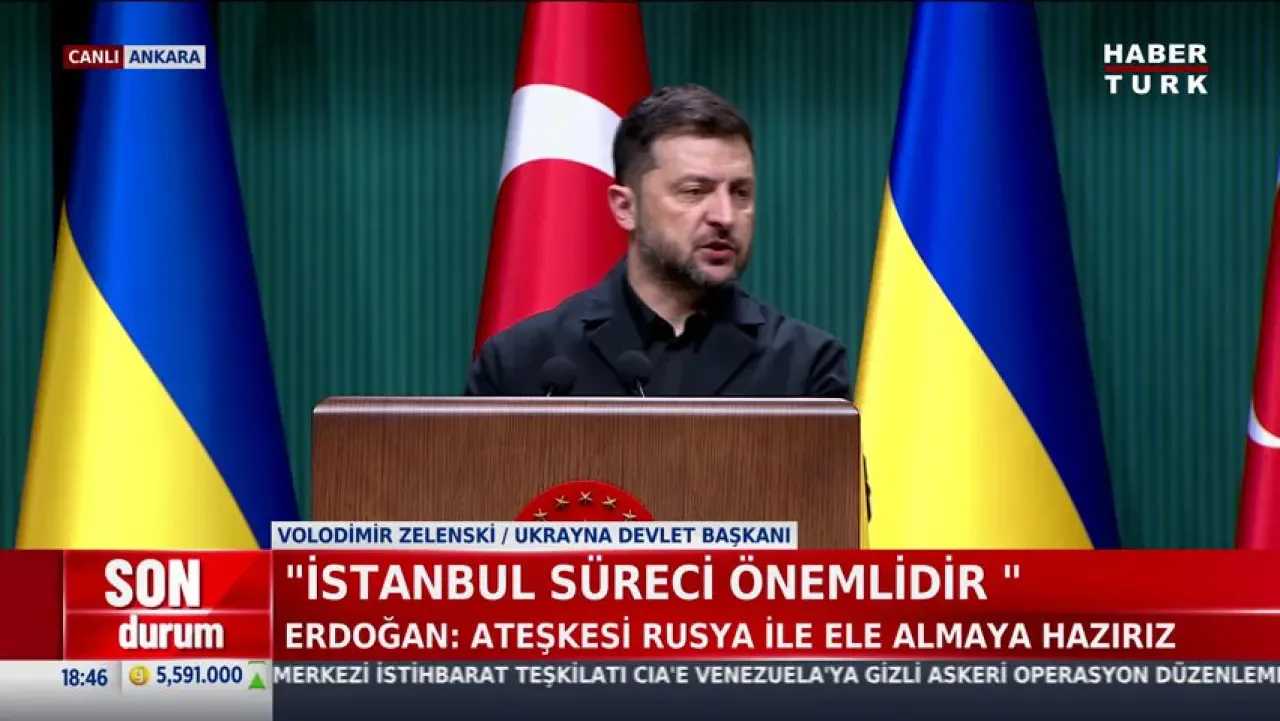 Ukrayna Devlet Başkanı Zelenskiy, Türkiye'nin Savaştaki İlkeli Tutumunu Önemli Buldu Ukrayna Devlet Başkanı Zelenskiy, Türkiye'nin Savaştaki İlkeli Tutumunu Önemli Buldu
