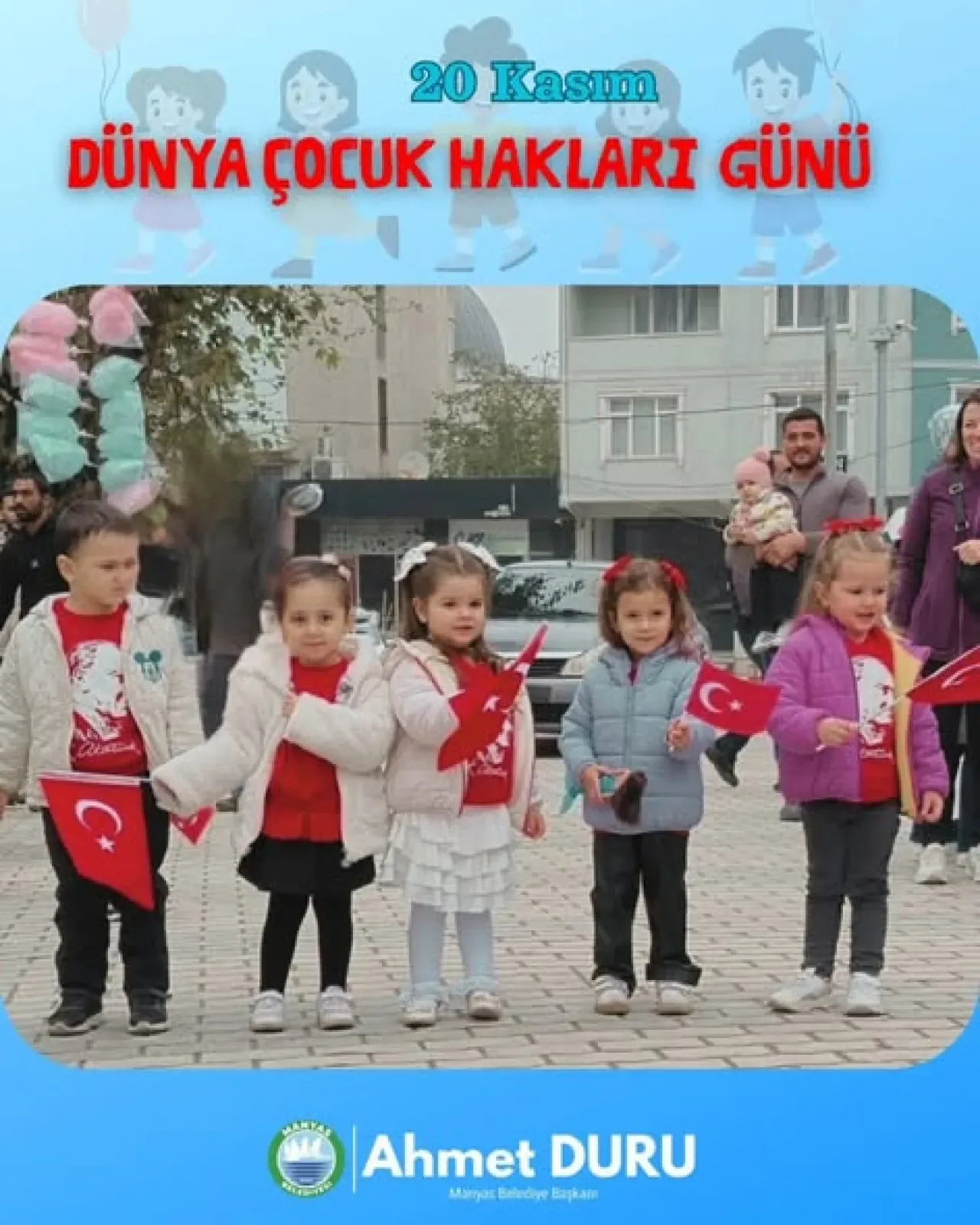 Manyas Belediyesi'nden Dünya Çocuk Hakları Günü Mesajı: "Çocuklarımız Geleceğimizdir" Manyas Belediyesi'nden Dünya Çocuk Hakları Günü Mesajı: "Çocuklarımız Geleceğimizdir"
