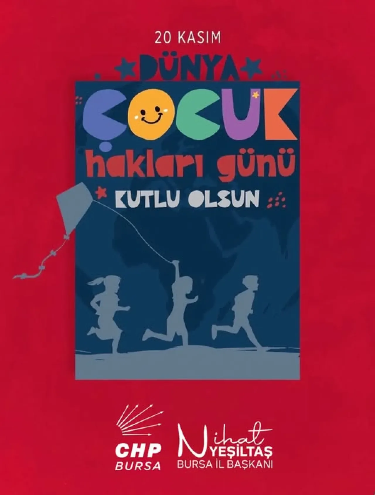 CHP Bursa'dan Dünya Çocuk Hakları Günü Açıklaması: Eşit ve Güvenli Bir Gelecek Vurgusu CHP Bursa'dan Dünya Çocuk Hakları Günü Açıklaması: Eşit ve Güvenli Bir Gelecek Vurgusu