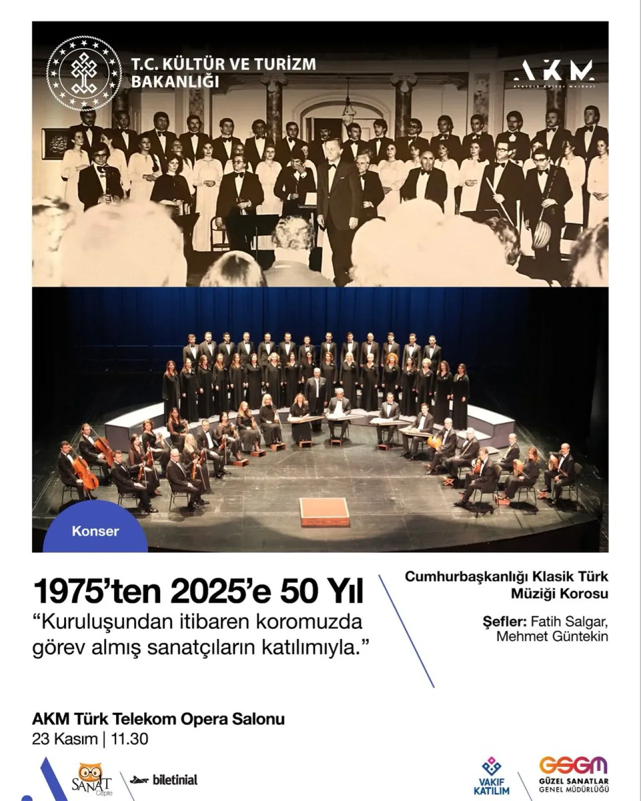 Cumhurbaşkanlığı Klasik Türk Müziği Korosu, 50. Yılını AKM'de Özel Konserle Kutlayacak Cumhurbaşkanlığı Klasik Türk Müziği Korosu, 50. Yılını AKM'de Özel Konserle Kutlayacak