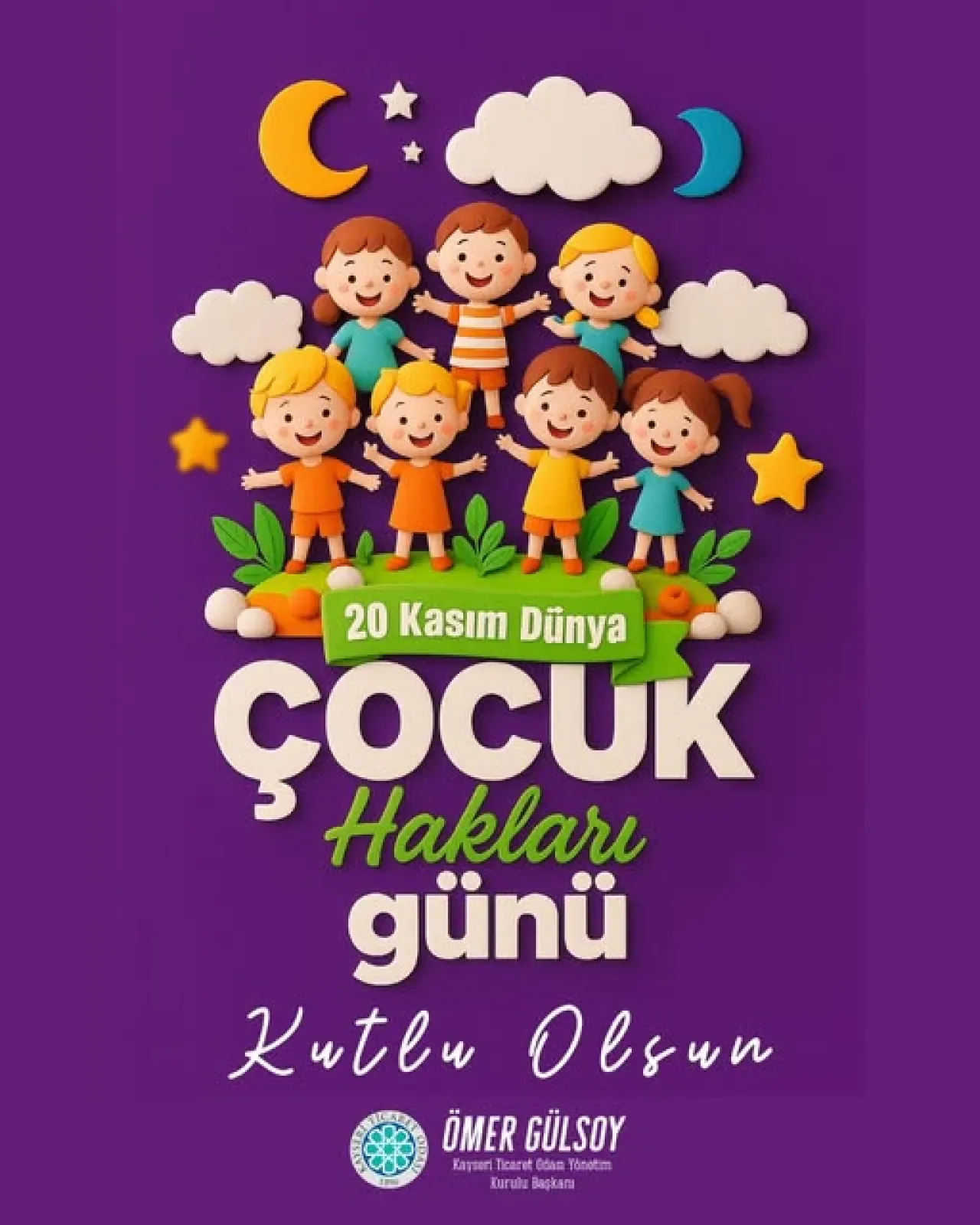 Dünya Çocuk Hakları Günü'nde Kayseri Ticaret Odası'ndan Anlamlı Mesaj Dünya Çocuk Hakları Günü'nde Kayseri Ticaret Odası'ndan Anlamlı Mesaj