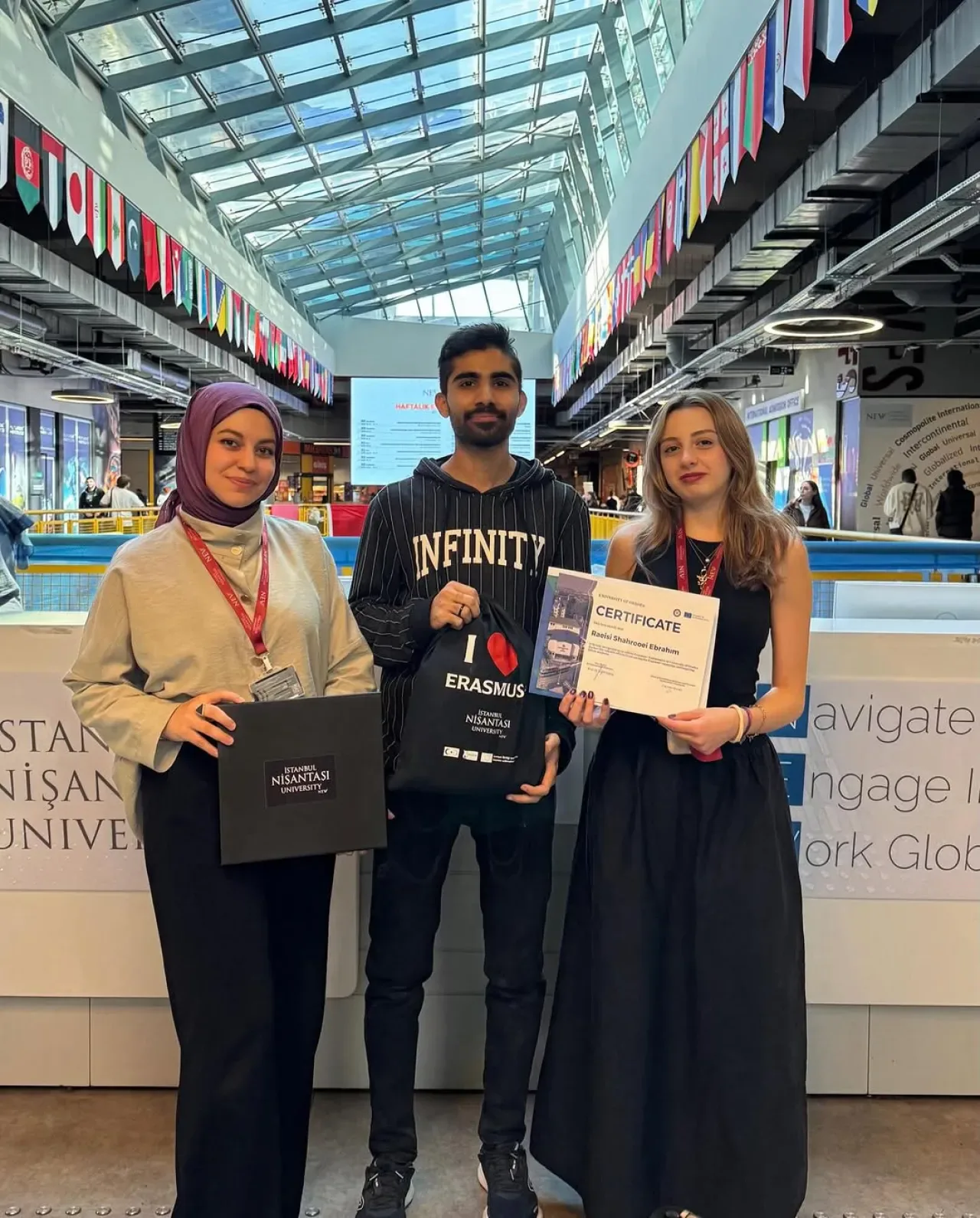 İstanbul Nişantaşı Üniversitesi Öğrencisi Erasmus Büyükelçisi Seçildi İstanbul Nişantaşı Üniversitesi Öğrencisi Erasmus Büyükelçisi Seçildi