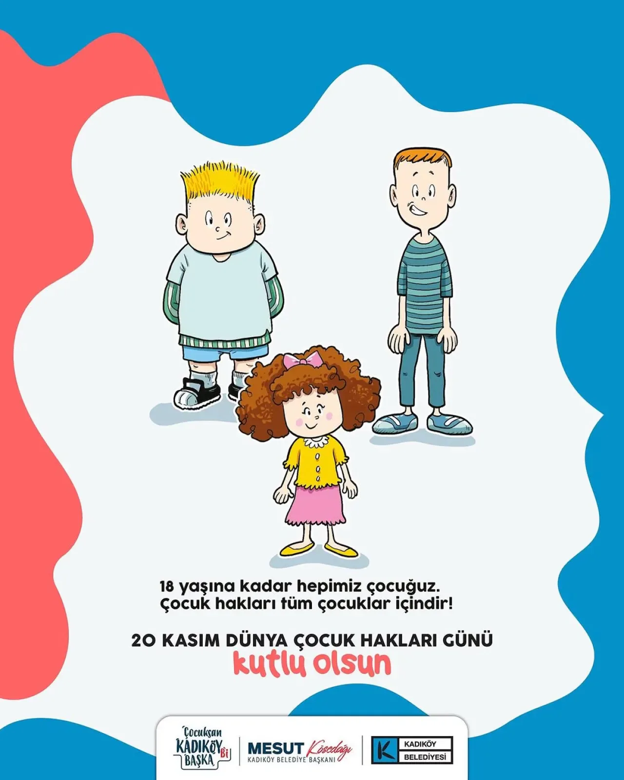 Kadıköy Belediyesi'nden Dünya Çocuk Hakları Günü Mesajı: "Çocukları Korumak En Büyük Görevimiz" Kadıköy Belediyesi'nden Dünya Çocuk Hakları Günü Mesajı: "Çocukları Korumak En Büyük Görevimiz"