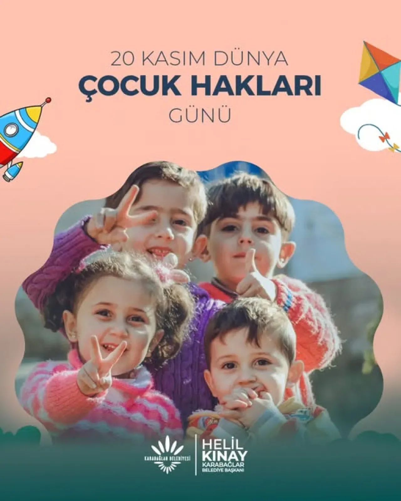 Karabağlar Belediyesi'nden Dünya Çocuk Hakları Günü'nde Anlamlı Çağrı Karabağlar Belediyesi'nden Dünya Çocuk Hakları Günü'nde Anlamlı Çağrı