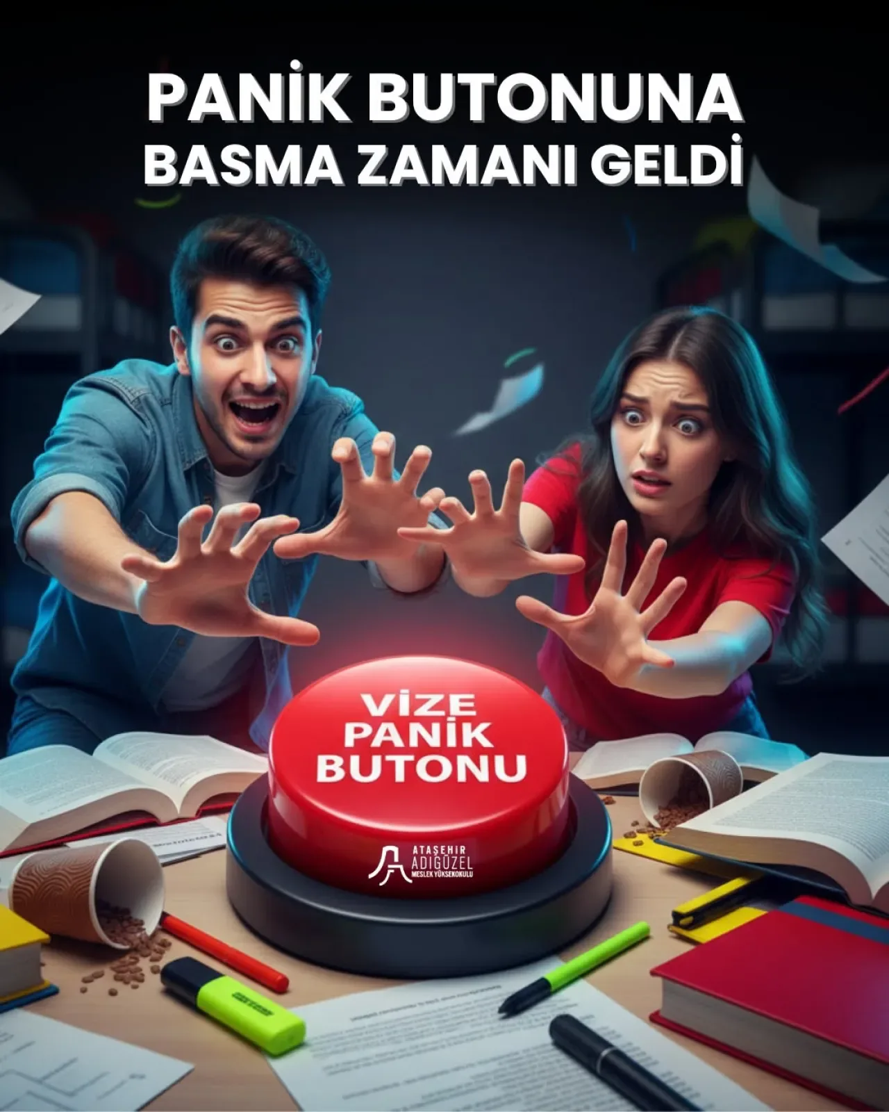 Ataşehir Adıgüzel MYO'da Vize Haftası Başladı Ataşehir Adıgüzel MYO'da Vize Haftası Başladı