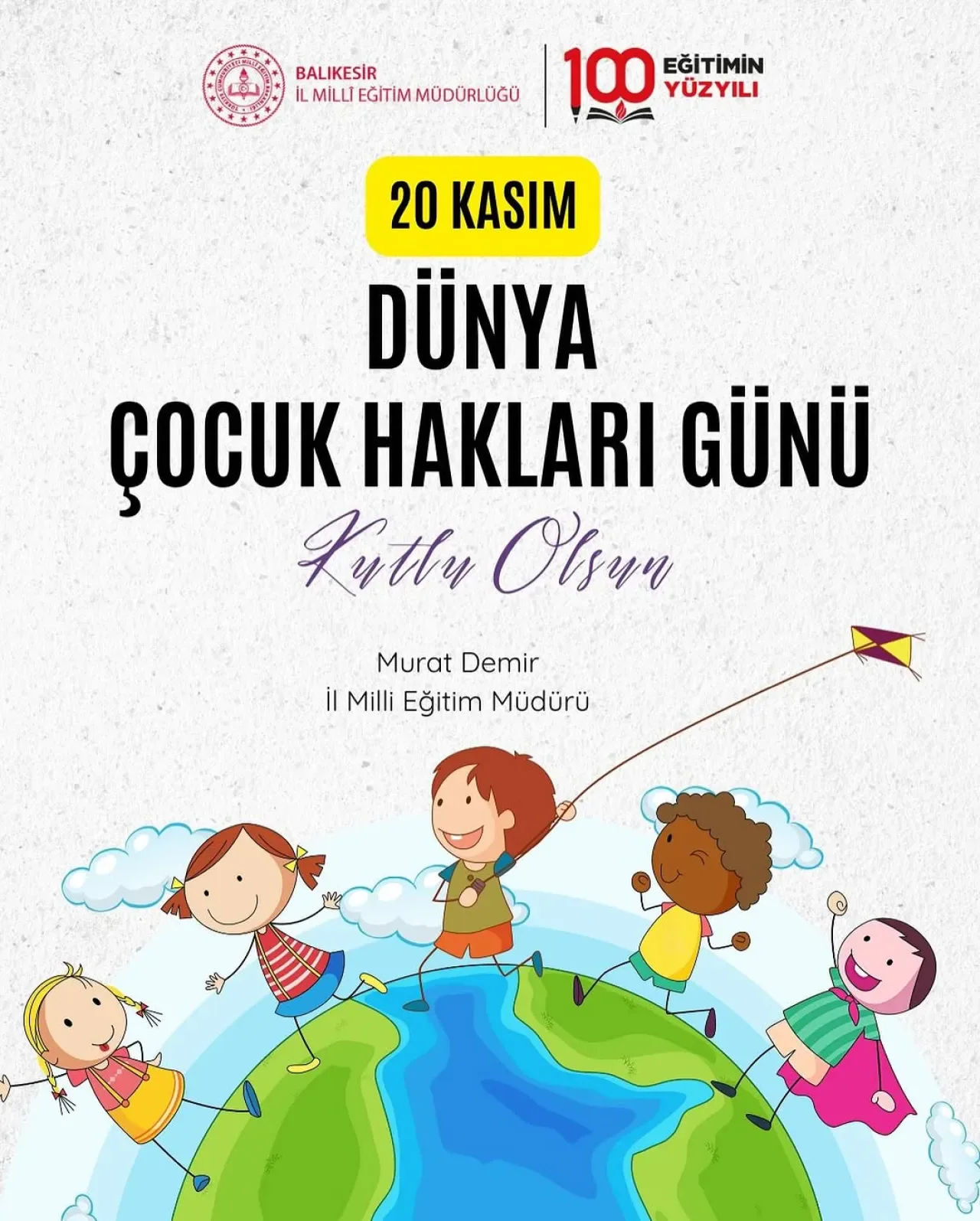 Balıkesir'de 20 Kasım Dünya Çocuk Hakları Günü Mesajı: Çocukların Temel Hakları Vurgulandı Balıkesir'de 20 Kasım Dünya Çocuk Hakları Günü Mesajı: Çocukların Temel Hakları Vurgulandı
