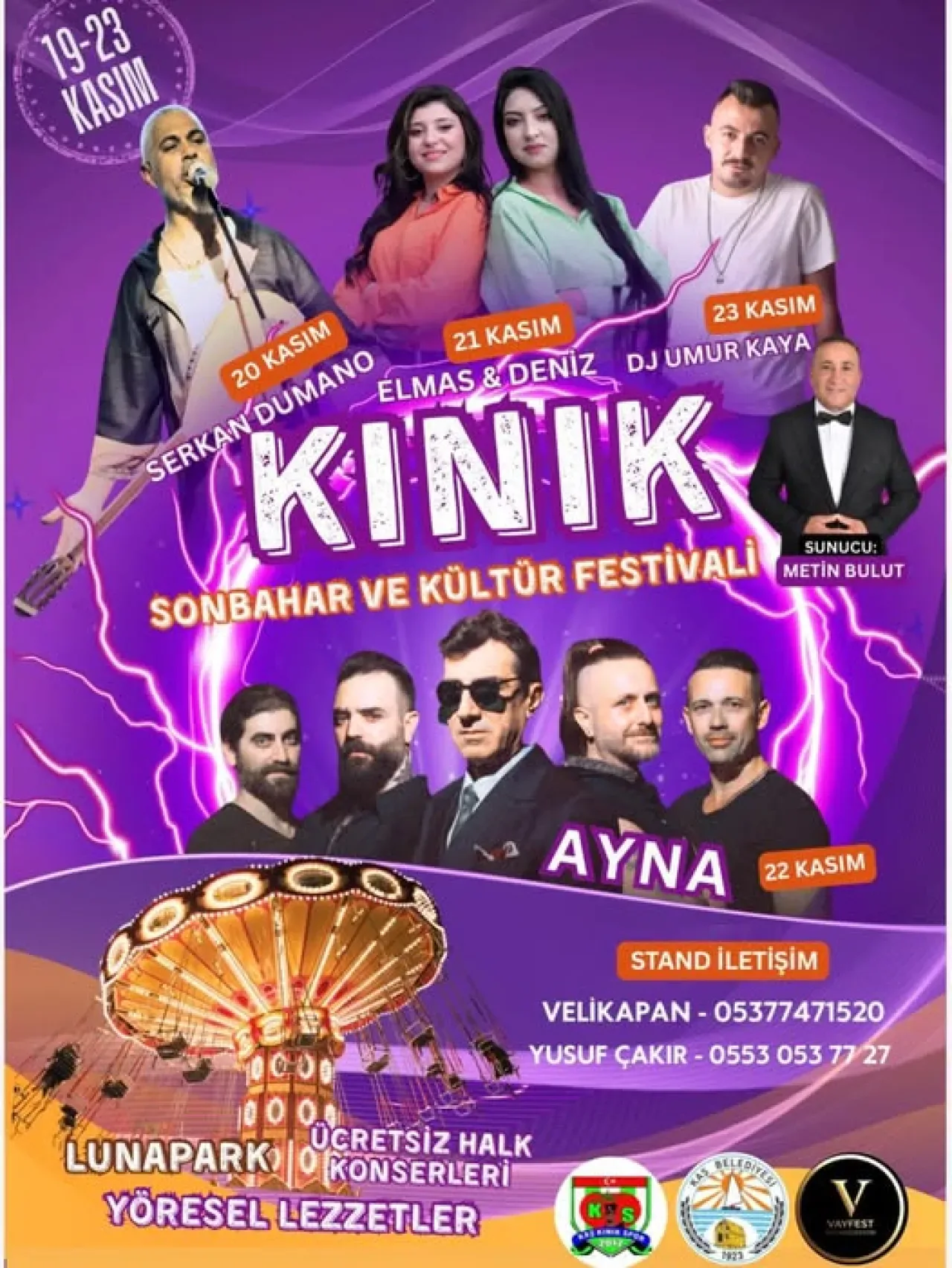 Kaş Kınık'ta Sonbahar ve Kültür Festivali Başlıyor Kaş Kınık'ta Sonbahar ve Kültür Festivali Başlıyor