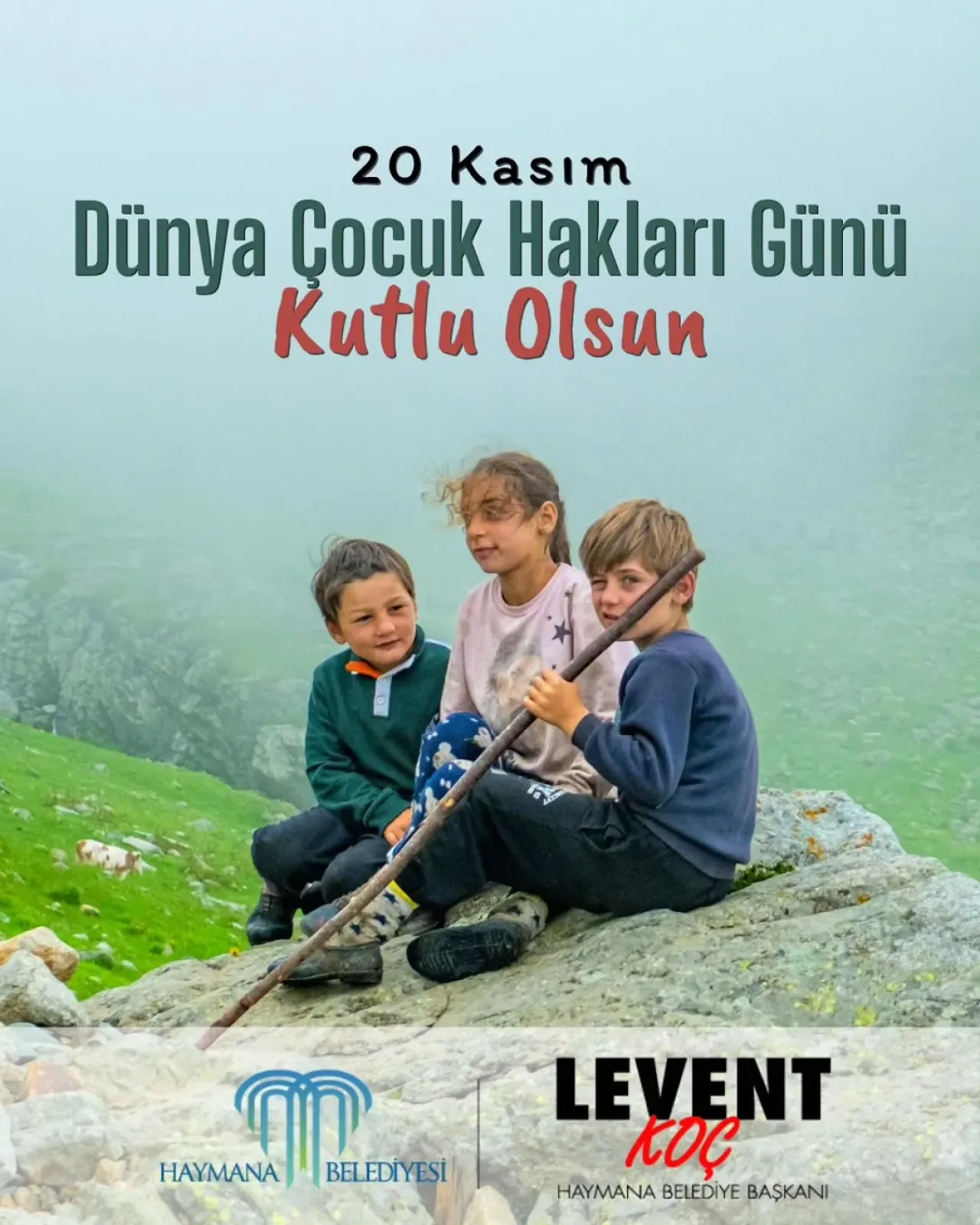 Haymana Belediyesi'nden 20 Kasım Dünya Çocuk Hakları Günü Mesajı Haymana Belediyesi'nden 20 Kasım Dünya Çocuk Hakları Günü Mesajı