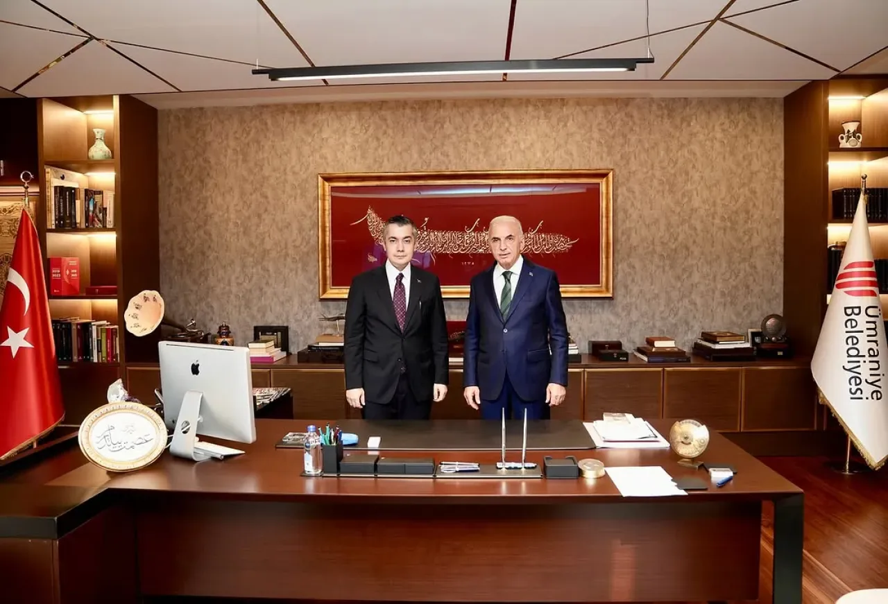 Ümraniye Belediye Başkanı Yıldırım, Esenyurt Belediye Başkan Vekili Aksoy'u Ağırladı Ümraniye Belediye Başkanı Yıldırım, Esenyurt Belediye Başkan Vekili Aksoy'u Ağırladı
