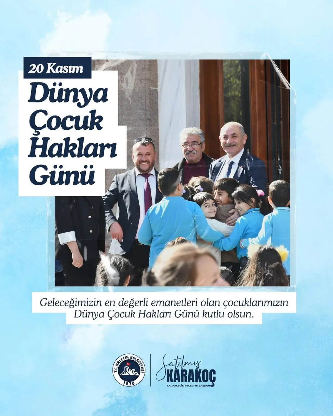 Kalecik'te 20 Kasım Dünya Çocuk Hakları Günü Kutlandı Kalecik'te 20 Kasım Dünya Çocuk Hakları Günü Kutlandı